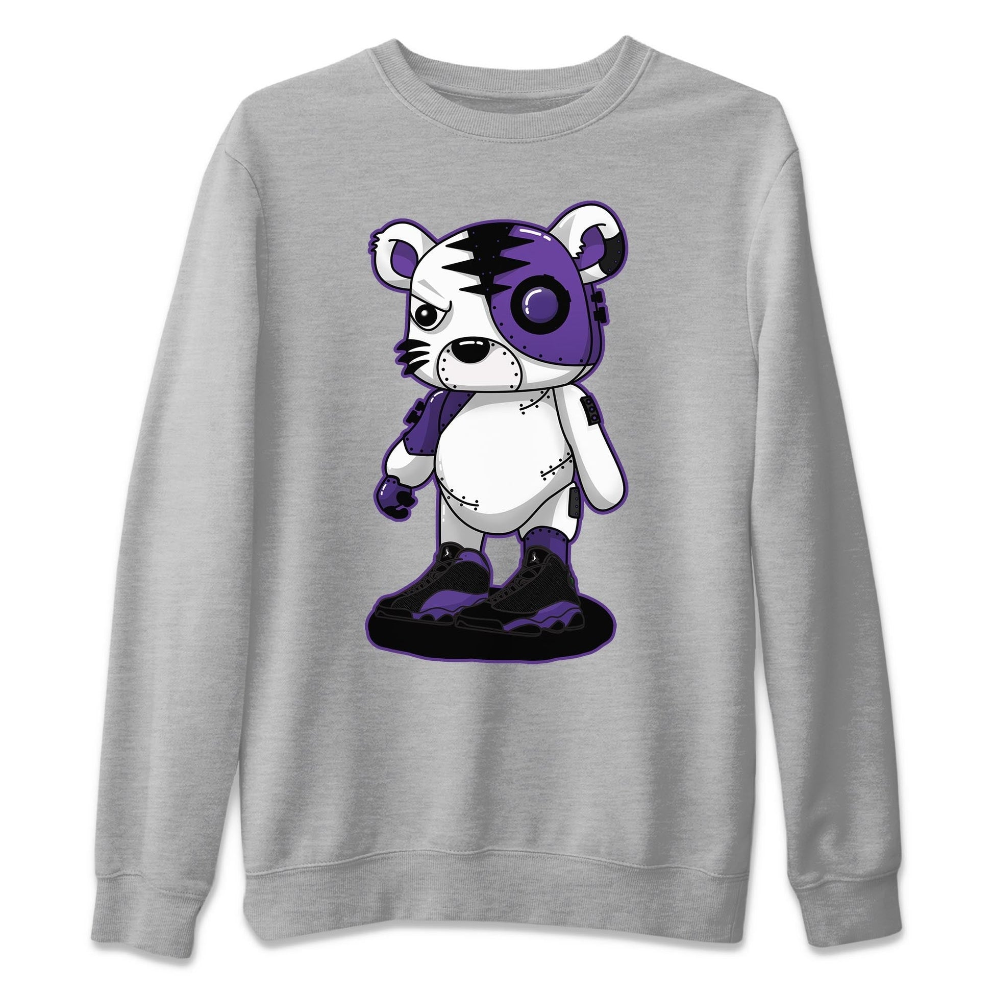 Jordan 13 Court Purple Sneaker Match Tees Cyborg Tiger Sneaker Tees Jordan 13 Court Purple Sneaker Release Tees Unisex Shirts