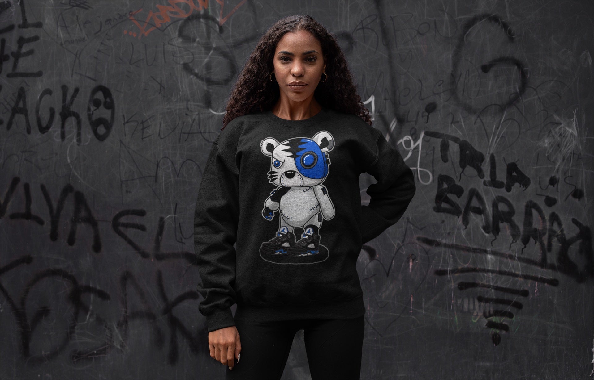 Jordan 5 Racer Blue Sneaker Match Tees Cyborg Tiger Sneaker Tees Jordan 5 Racer Blue Sneaker Release Tees Unisex Shirts