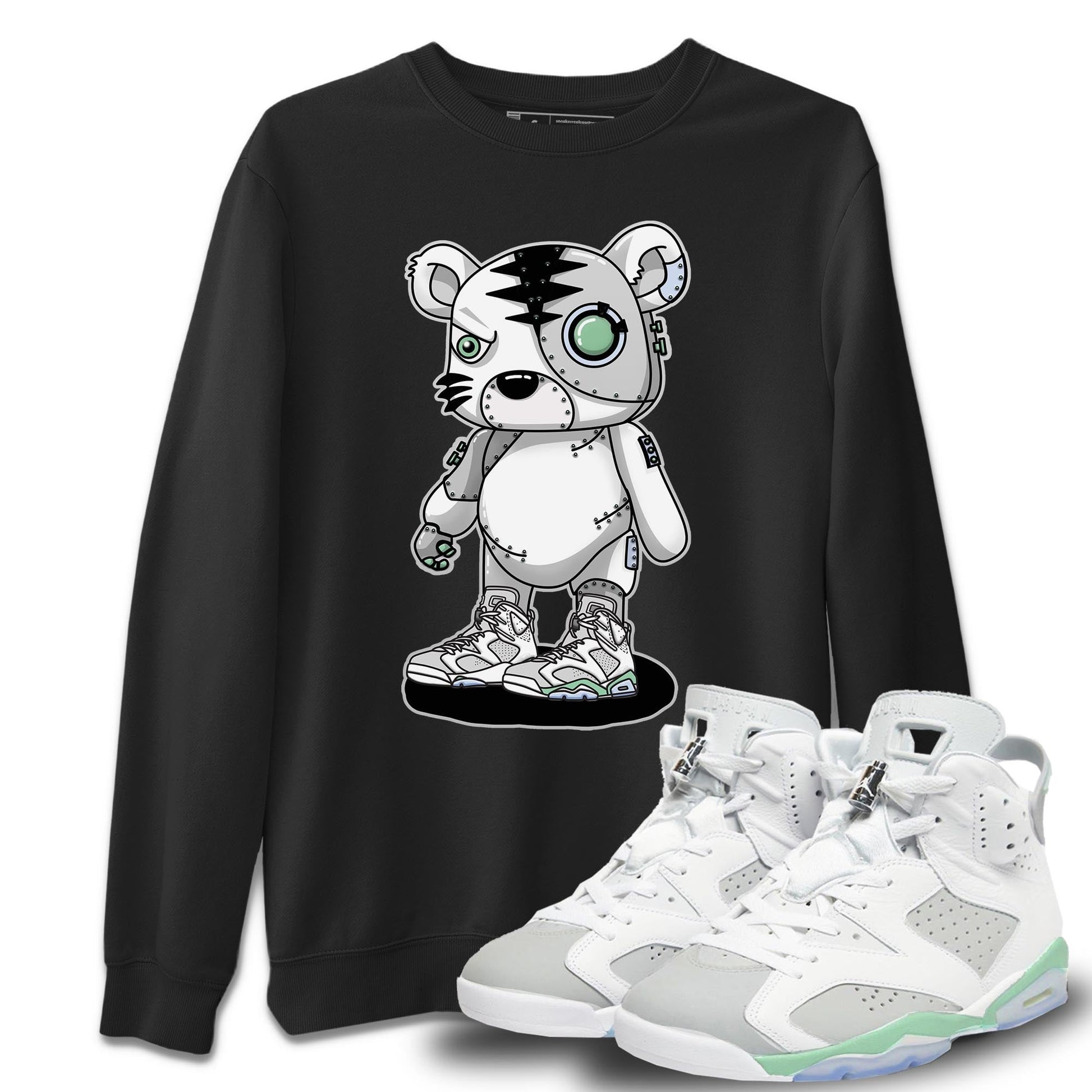 Jordan 6 Mint Foam Sneaker Match Tees Cyborg Tiger Sneaker Tees Jordan 6 Mint Foam Sneaker Release Tees Unisex Shirts