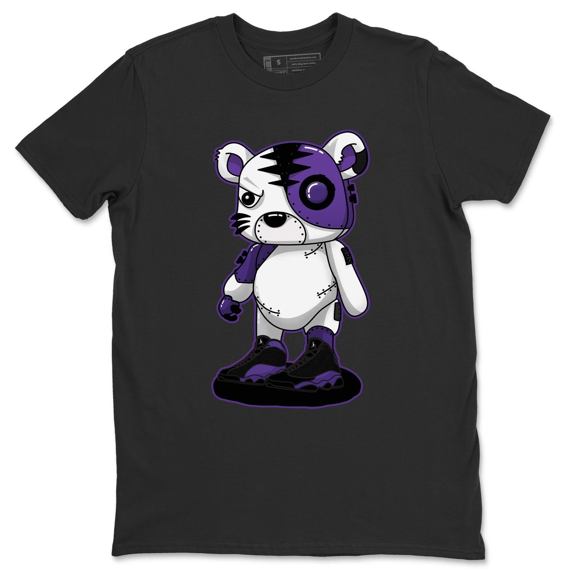Jordan 13 Court Purple Sneaker Match Tees Cyborg Tiger Sneaker Tees Jordan 13 Court Purple Sneaker Release Tees Unisex Shirts