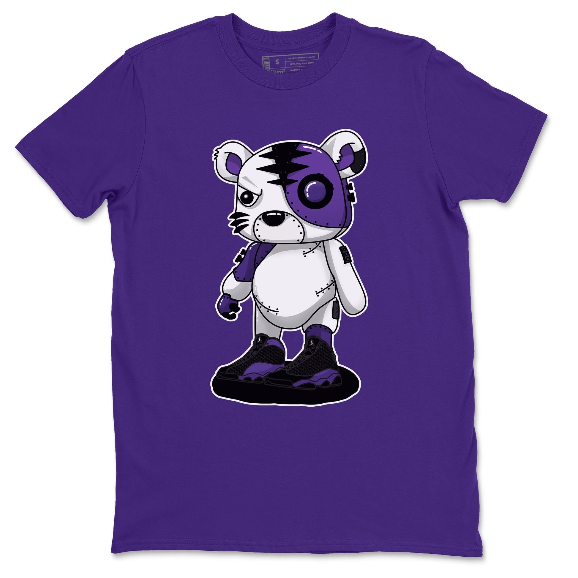 Jordan 13 Court Purple Sneaker Match Tees Cyborg Tiger Sneaker Tees Jordan 13 Court Purple Sneaker Release Tees Unisex Shirts