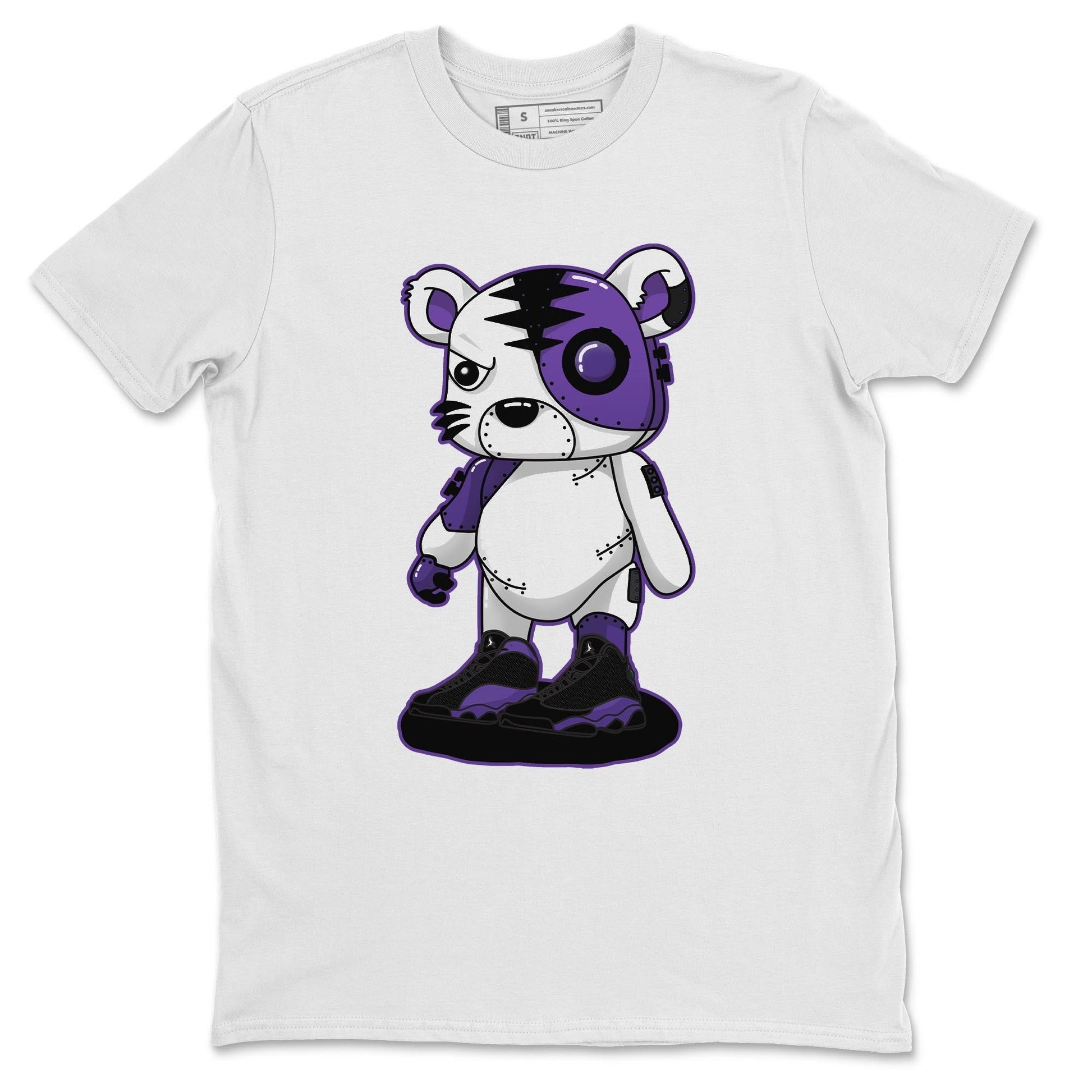 Jordan 13 Court Purple Sneaker Match Tees Cyborg Tiger Sneaker Tees Jordan 13 Court Purple Sneaker Release Tees Unisex Shirts