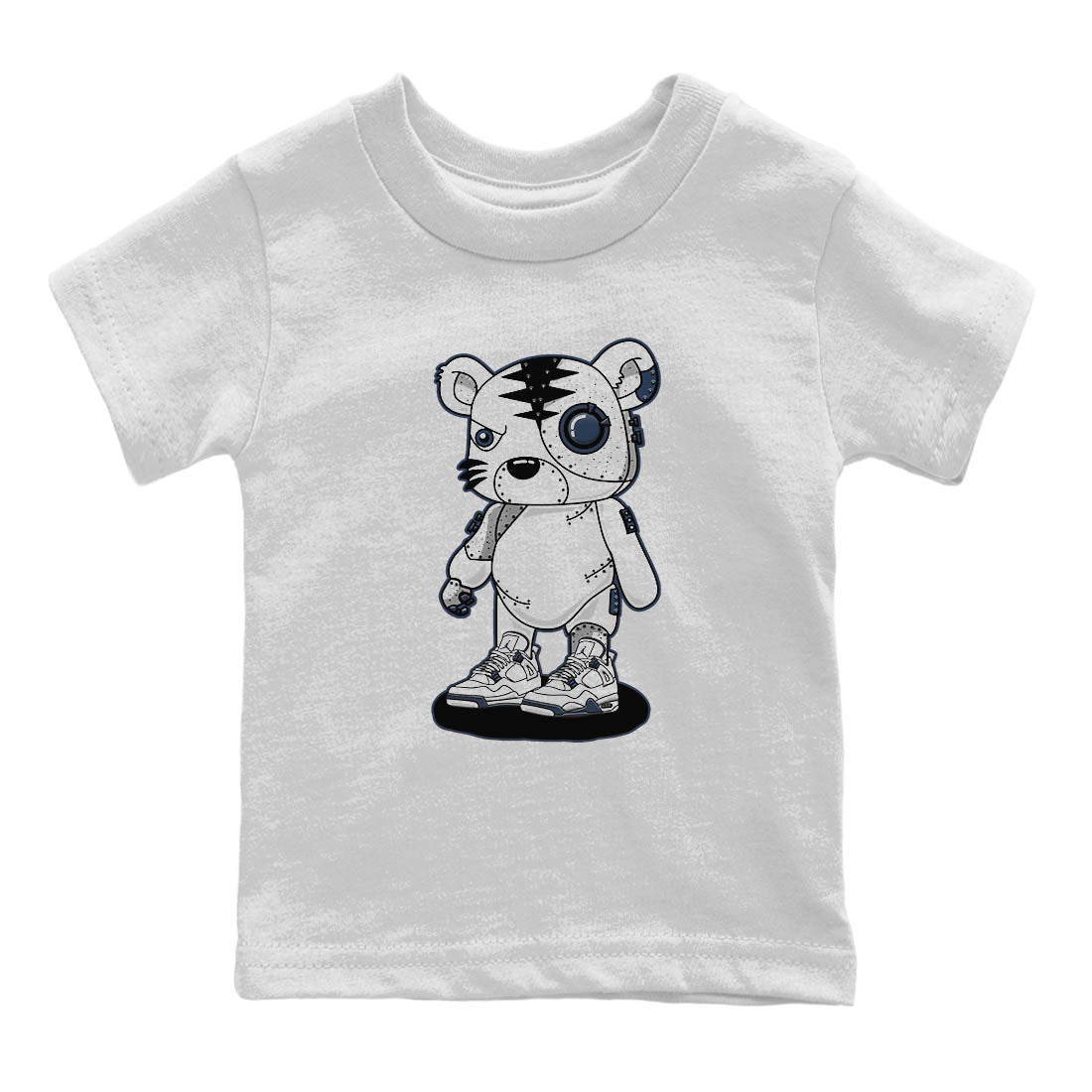 Jordan 4 Midnight Navy Sneaker Match Tees Cyborg Tiger Sneaker Tees Jordan 4 Midnight Navy Sneaker Release Tees Kids Shirts