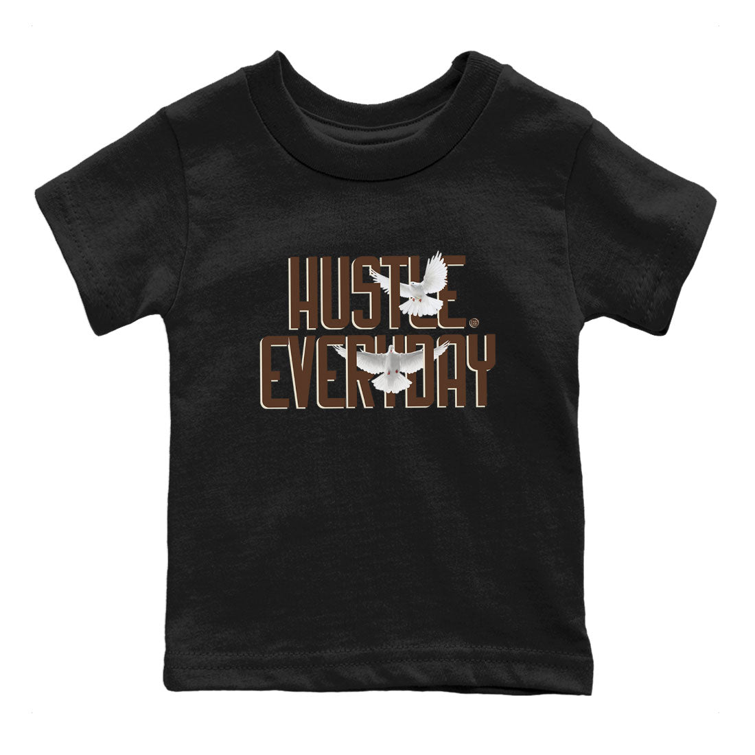 Dunk Low WMNS Cacao Wow sneaker shirt to match jordans Daily Hustle sneaker tees Dunk Cacao Wow SNRT Sneaker Release Tees Baby Toddler Black 2 T-Shirt