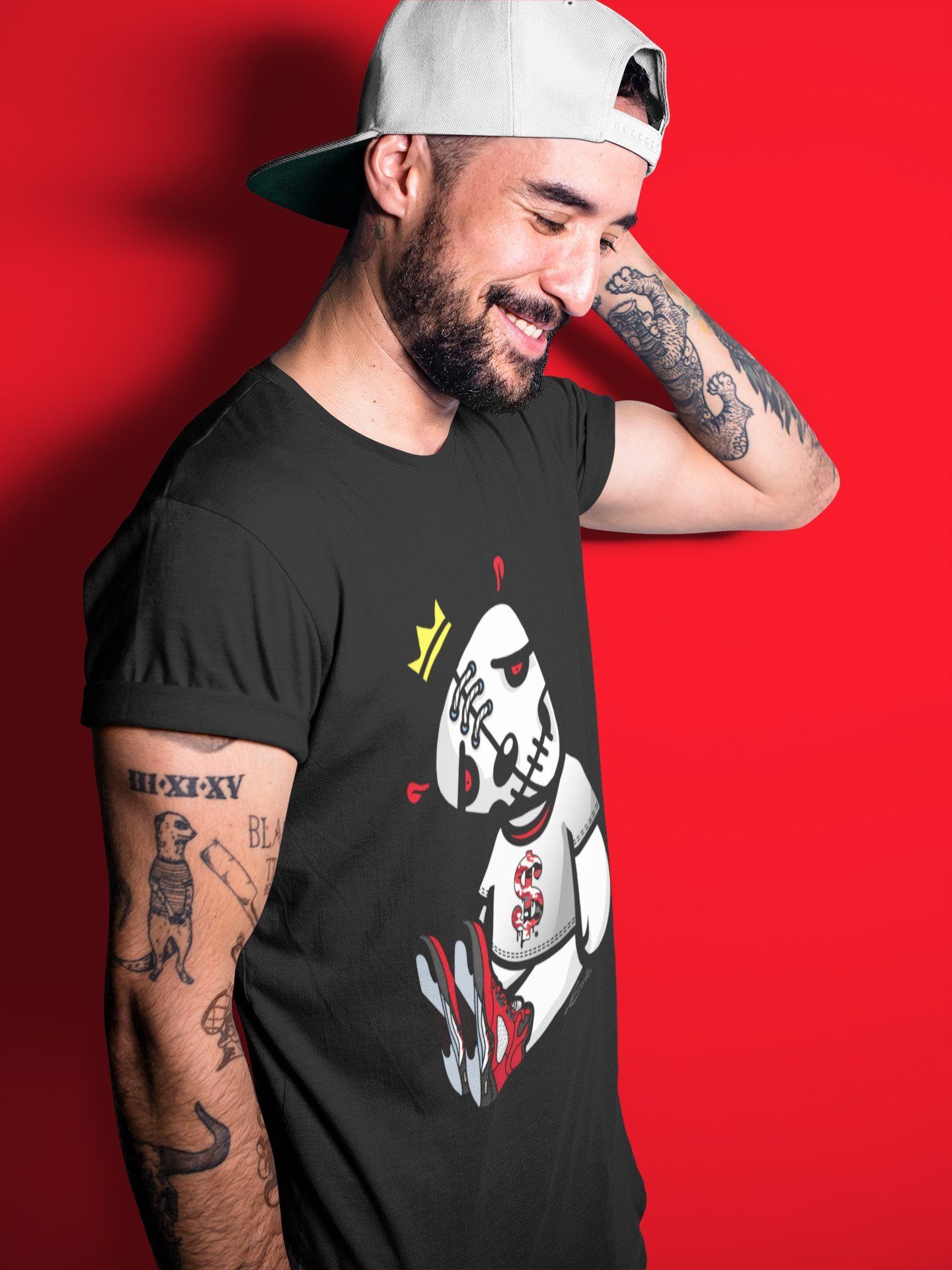 Jordan 5 Raging Bull Sneaker Match Tees Dead Dolls Sneaker Tees Jordan 5 Raging Bull Sneaker Release Tees Unisex Shirts