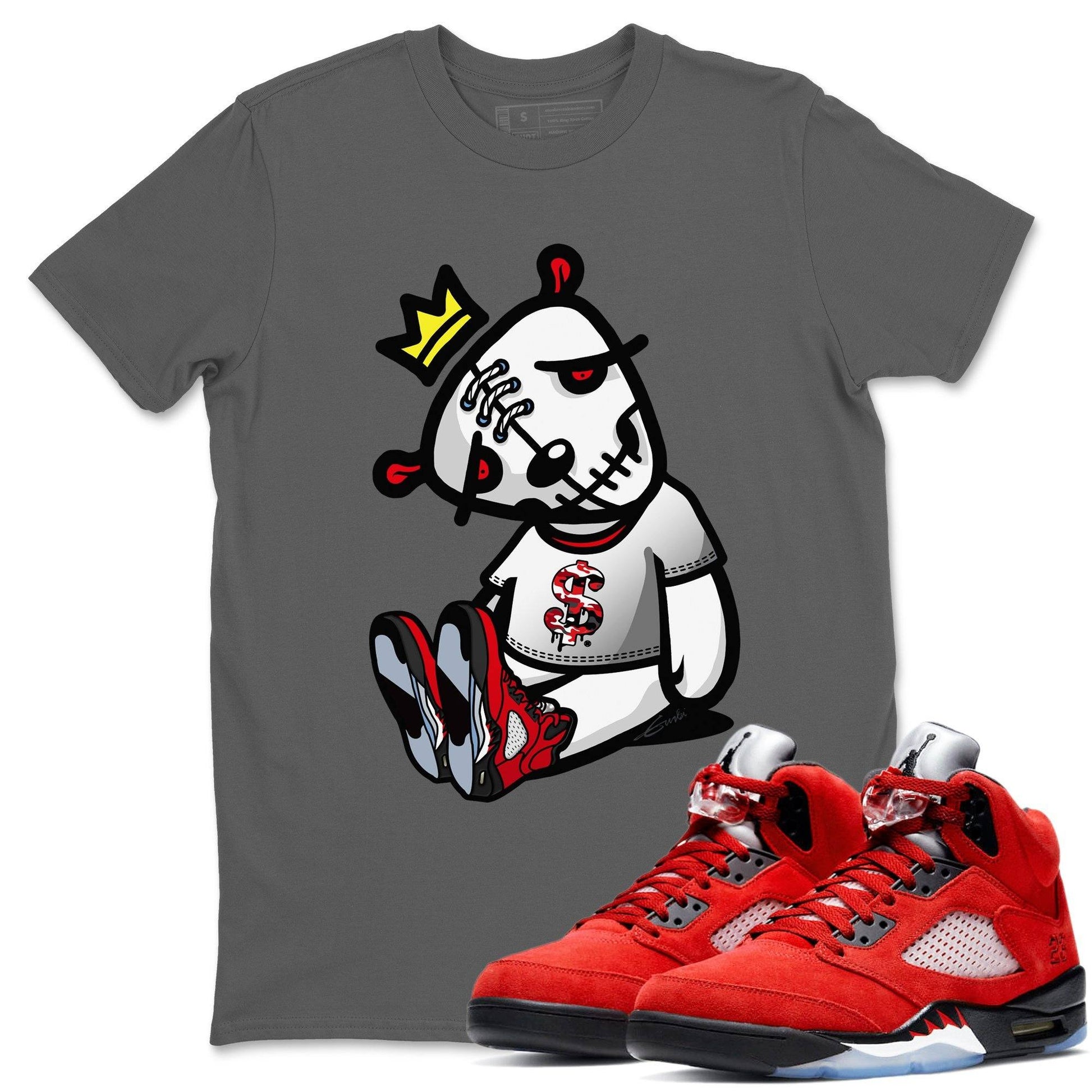 Jordan 5 Raging Bull Sneaker Match Tees Dead Dolls Sneaker Tees Jordan 5 Raging Bull Sneaker Release Tees Unisex Shirts