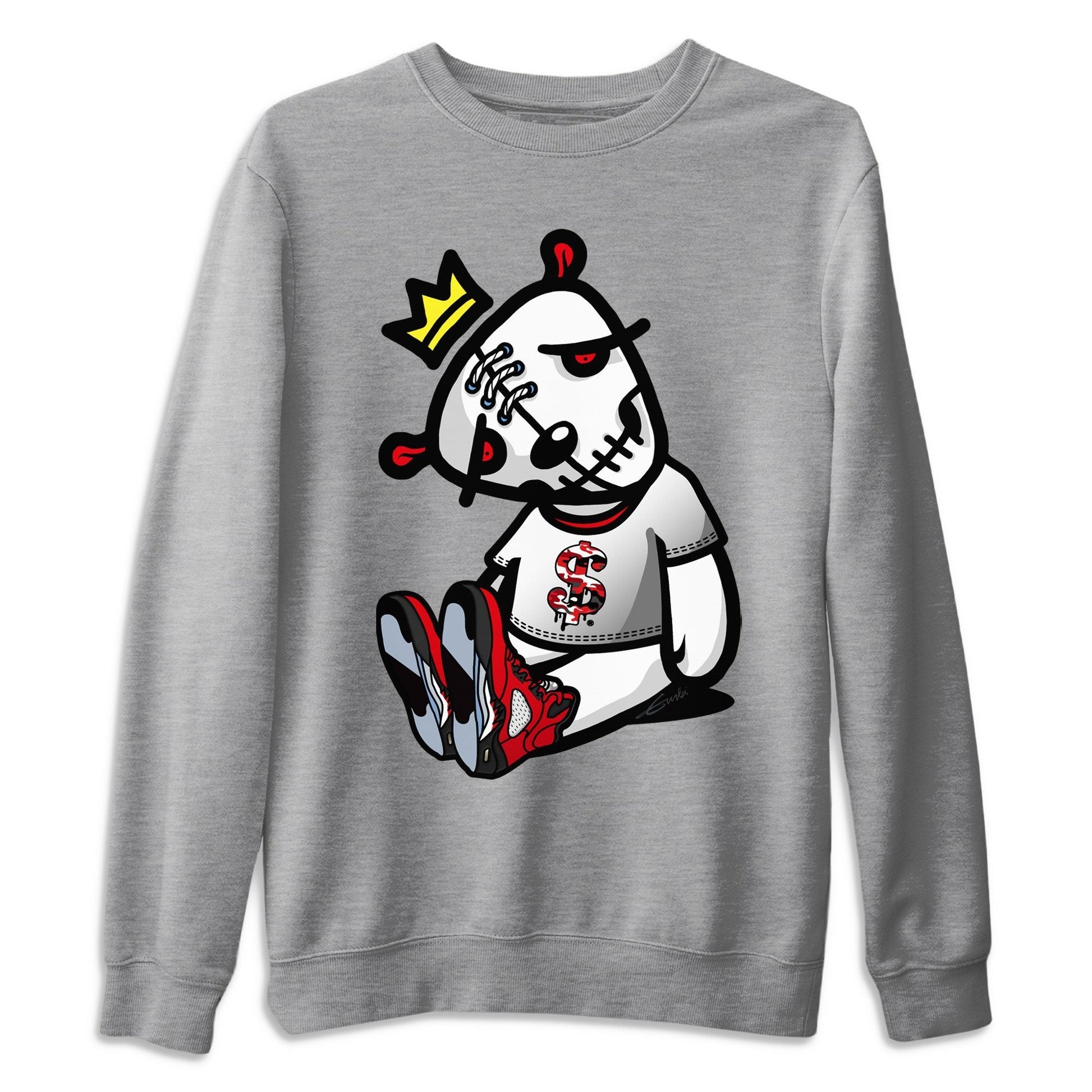 Jordan 5 Raging Bull Sneaker Match Tees Dead Dolls Sneaker Tees Jordan 5 Raging Bull Sneaker Release Tees Unisex Shirts