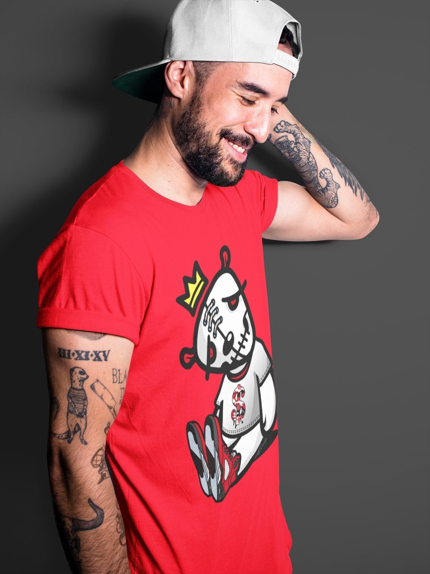 Jordan 5 Raging Bull Sneaker Match Tees Dead Dolls Sneaker Tees Jordan 5 Raging Bull Sneaker Release Tees Unisex Shirts