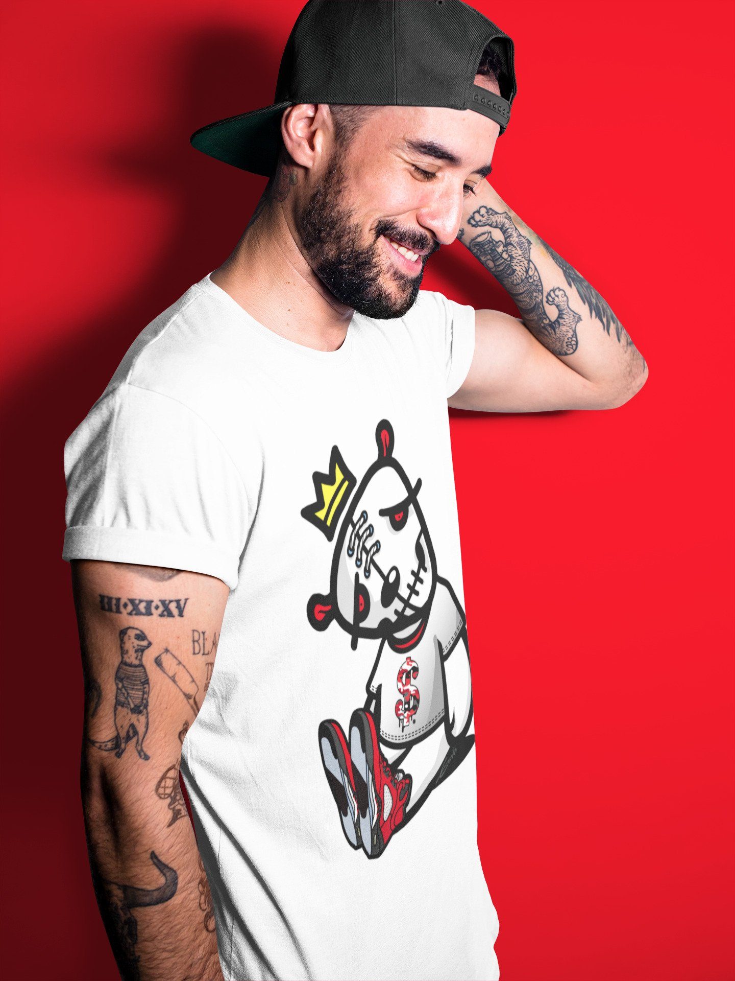 Jordan 5 Raging Bull Sneaker Match Tees Dead Dolls Sneaker Tees Jordan 5 Raging Bull Sneaker Release Tees Unisex Shirts