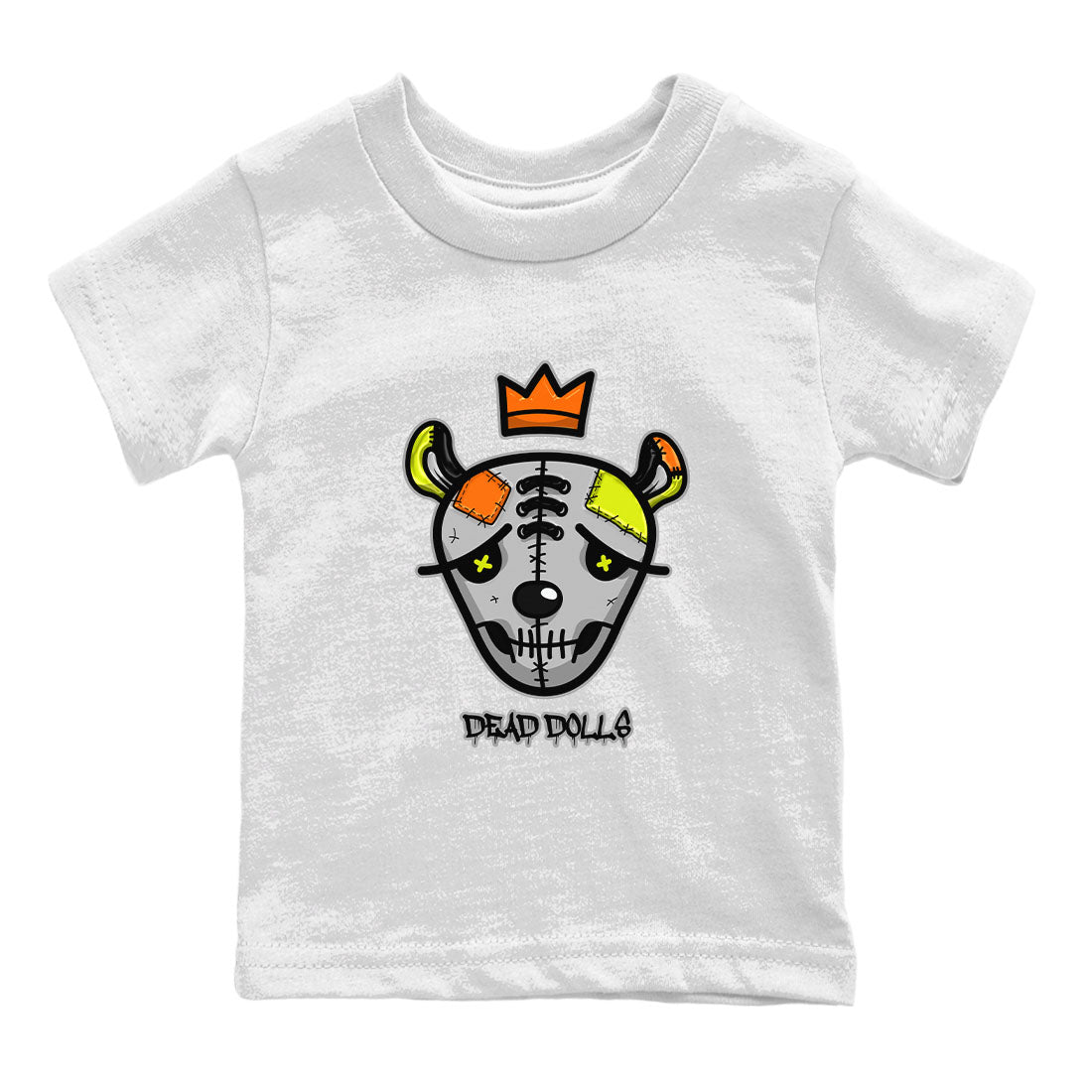 Nike Dunk Mid Premium shirt to match jordans Dead Dolls Face sneaker tees Nike Dunk Mid Halloween SNRT Sneaker Tees Sneaker Matching Clothing Brand Baby Toddler White 2 T-Shirt