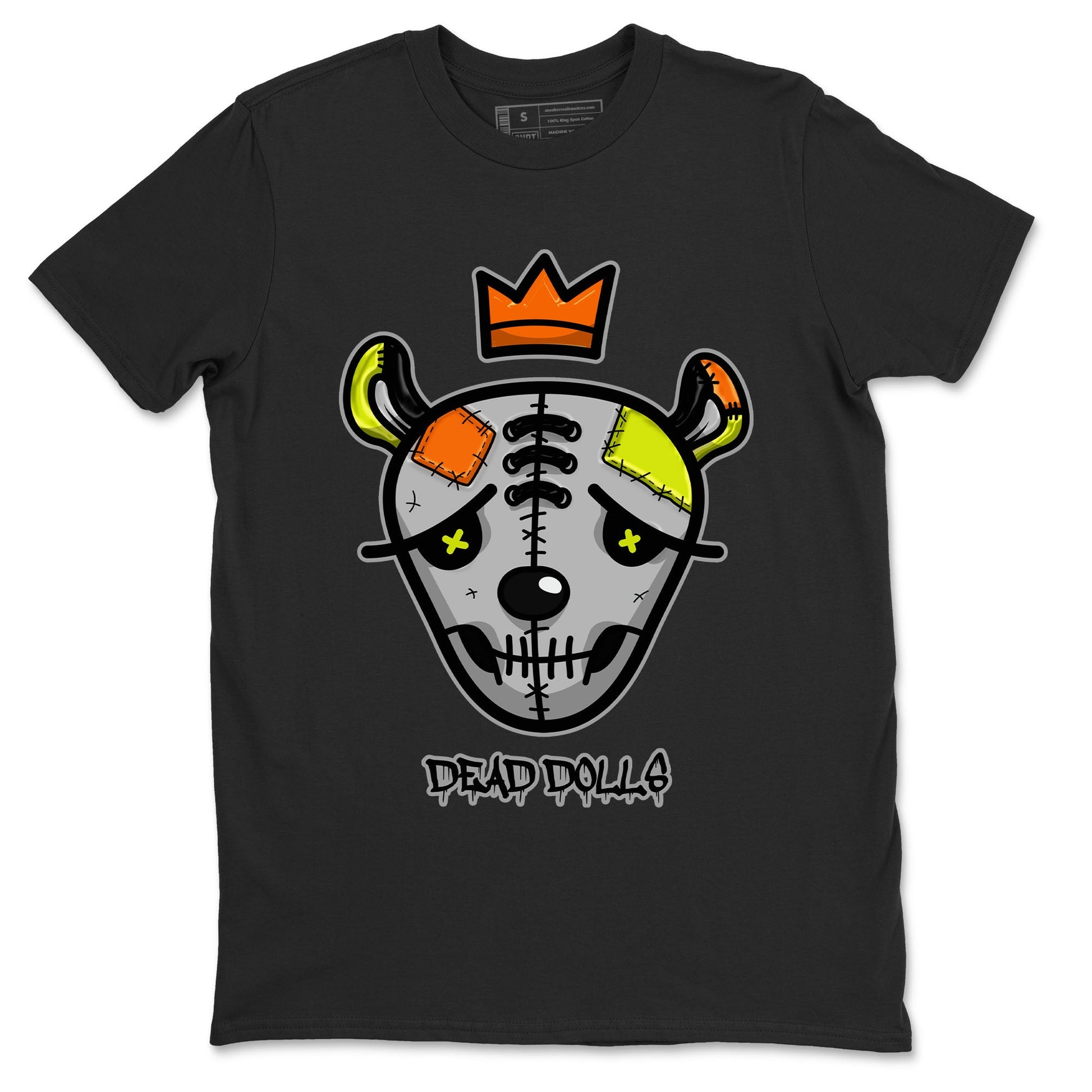 Nike Dunk Mid Premium shirt to match jordans Dead Dolls Face sneaker tees Nike Dunk Mid Halloween SNRT Sneaker Tees Sneaker Matching Clothing Brand Unisex Sneaker Tee Black 2 T-Shirt