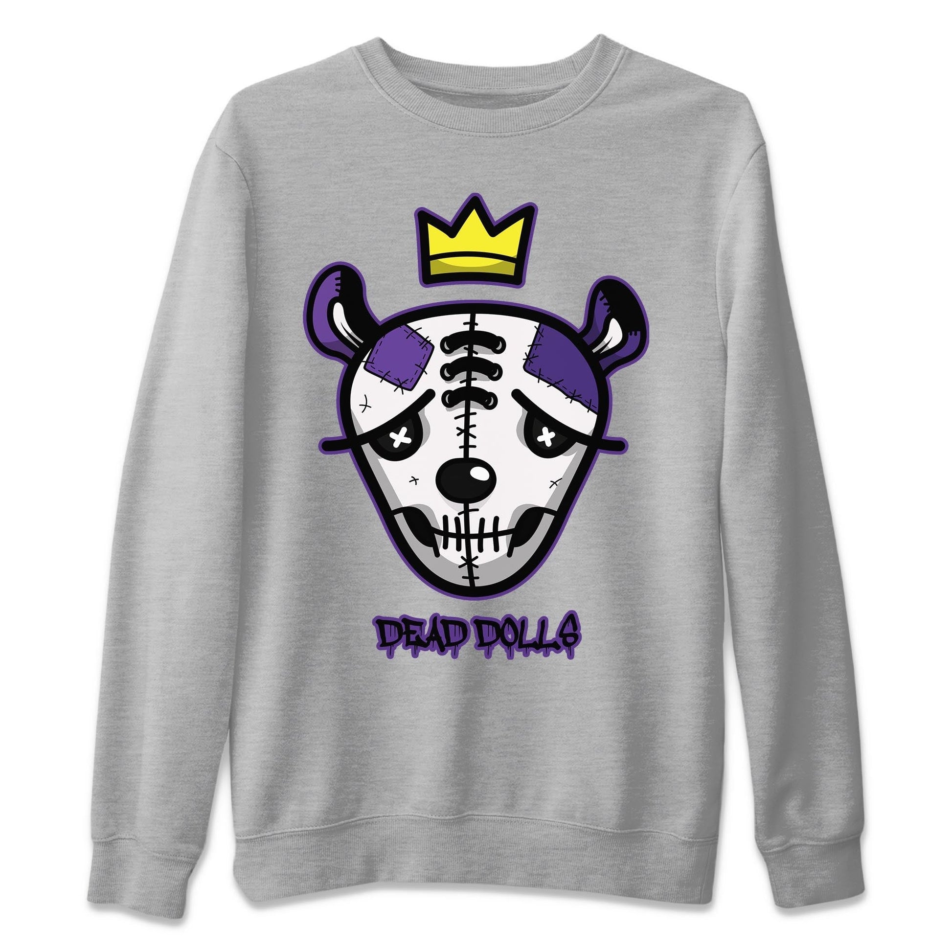 Jordan 13 Court Purple Sneaker Match Tees Dead Dolls Face Sneaker Tees Jordan 13 Court Purple Sneaker Release Tees Unisex Shirts