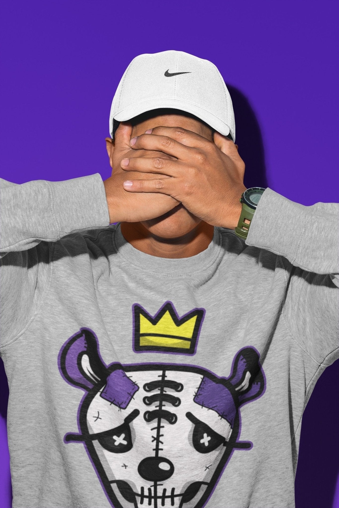 Jordan 13 Court Purple Sneaker Match Tees Dead Dolls Face Sneaker Tees Jordan 13 Court Purple Sneaker Release Tees Unisex Shirts