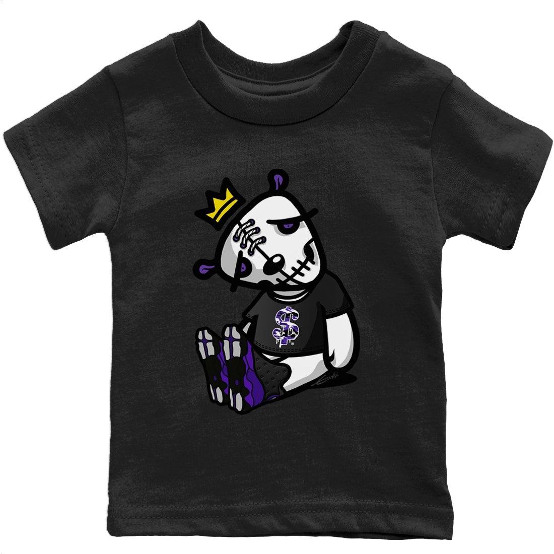 Jordan 13 Court Purple Sneaker Match Tees Dead Dolls Sneaker Tees Jordan 13 Court Purple Sneaker Release Tees Kids Shirts