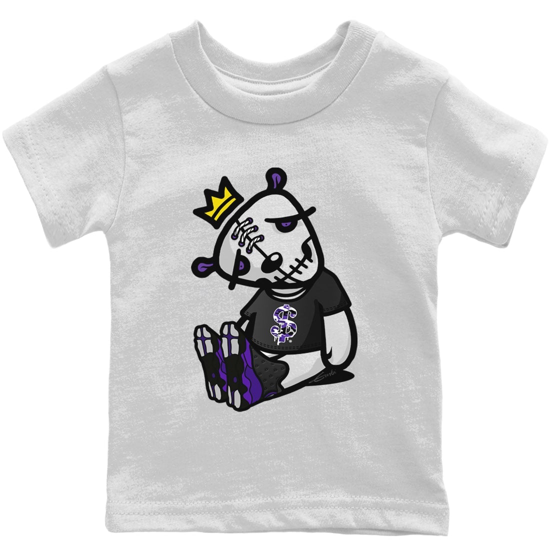 Jordan 13 Court Purple Sneaker Match Tees Dead Dolls Sneaker Tees Jordan 13 Court Purple Sneaker Release Tees Kids Shirts