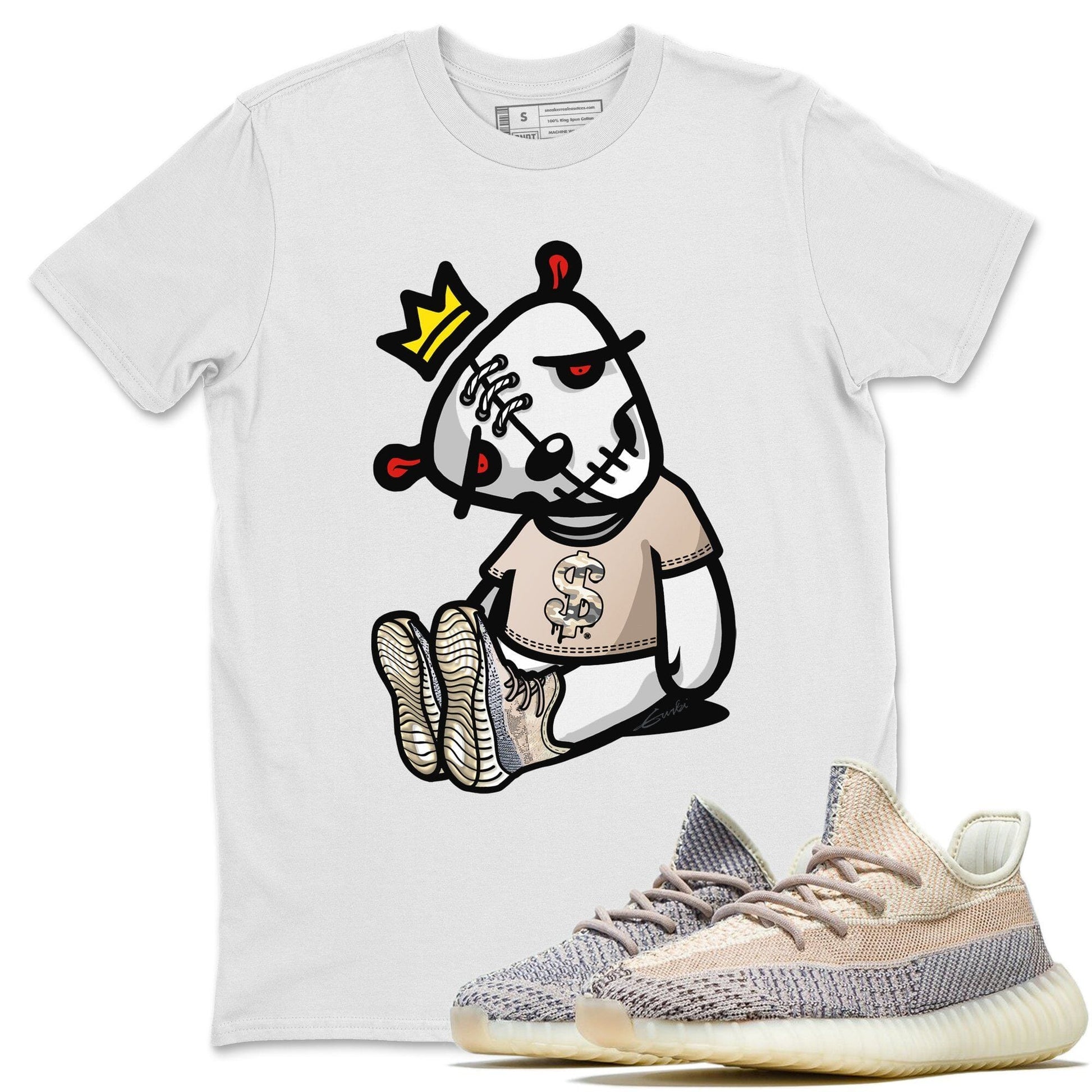 Yeezy 350 Ash Pearl Sneaker Match Tees Dead Dolls Sneaker Tees Yeezy 350 Ash Pearl Sneaker Release Tees Unisex Shirts
