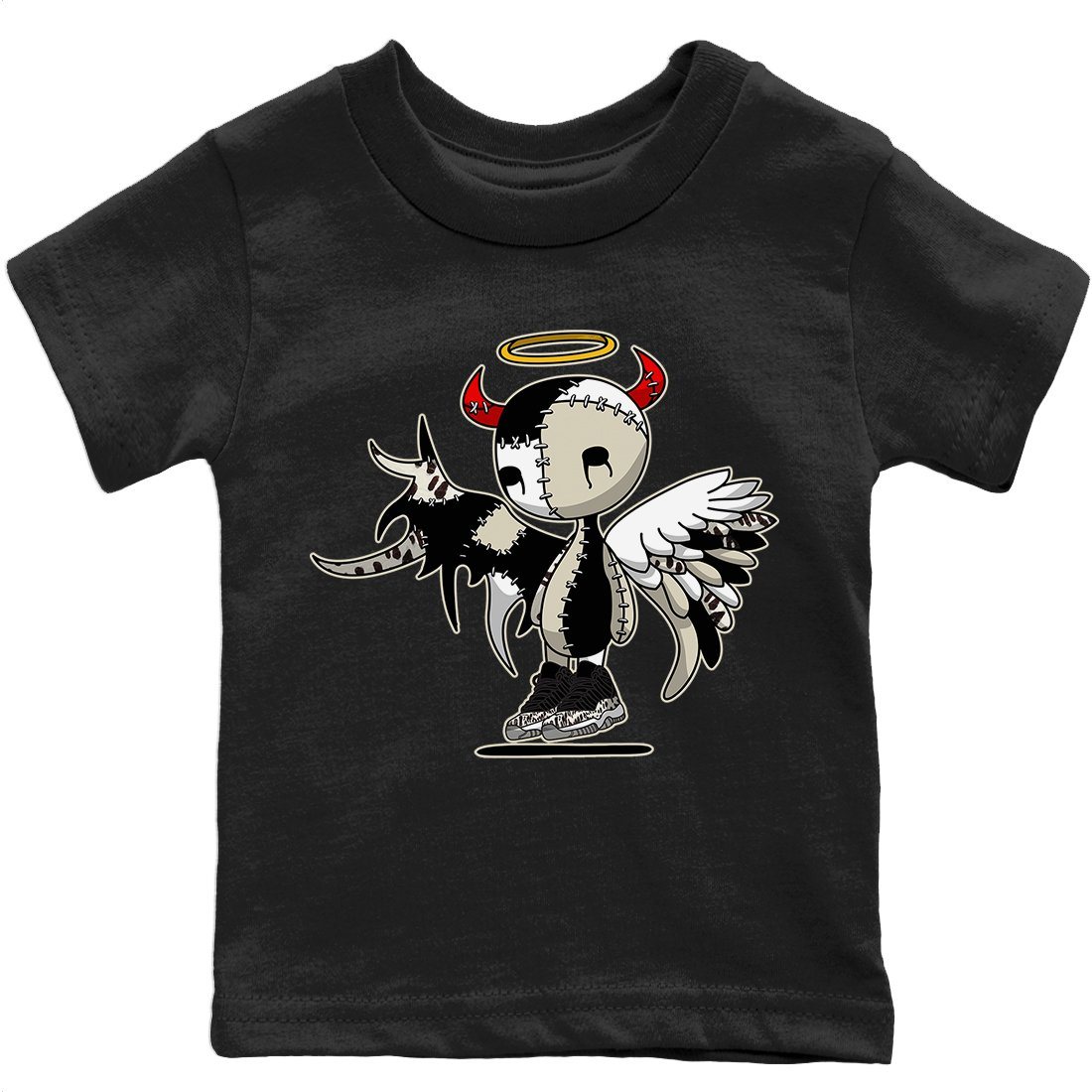Jordan 11 Animal Instinct Sneaker Match Tees Devil Angel Sneaker Tees Jordan 11 Animal Instinct Sneaker Release Tees Kids Shirts