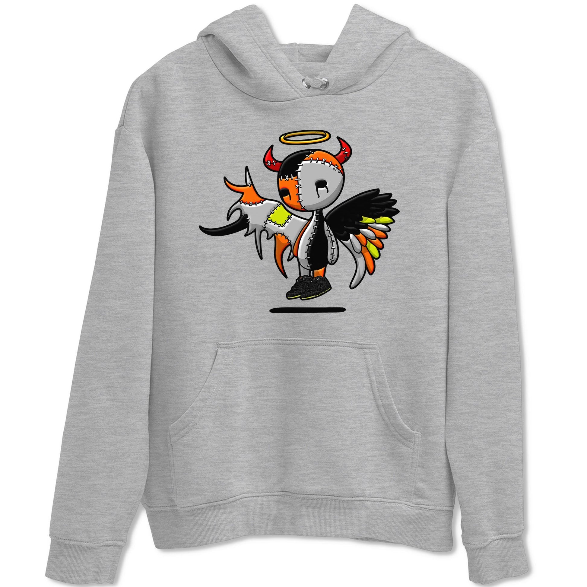 Nike Dunk Mid Premium shirt to match jordans Devil Angel sneaker tees Nike Dunk Mid Halloween SNRT Sneaker Tees Sneaker Matching Clothing Brand Unisex Sneaker Tee Heather Grey 2 T-Shirt
