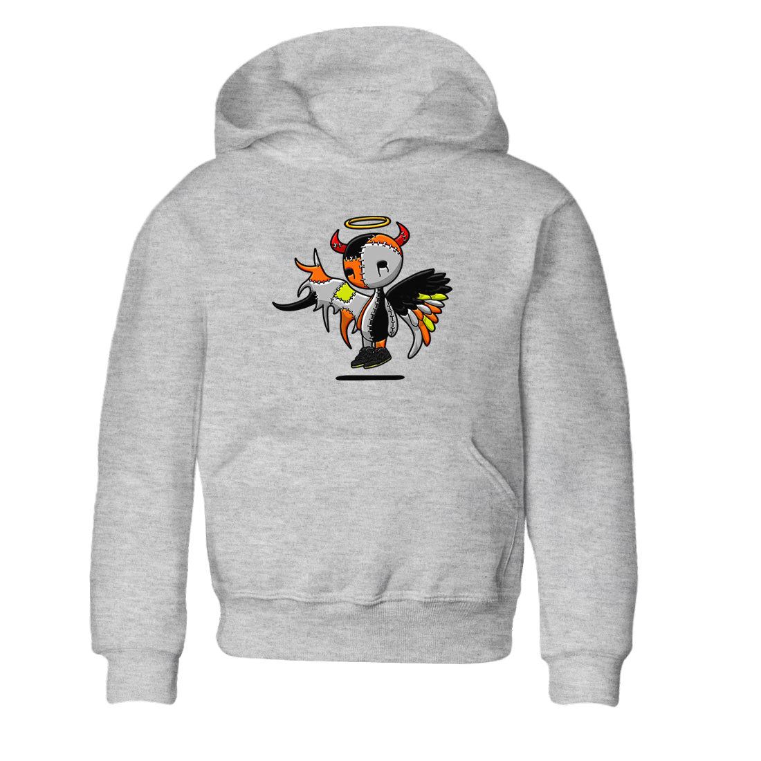 Nike Dunk Mid Premium shirt to match jordans Devil Angel sneaker tees Nike Dunk Mid Halloween SNRT Sneaker Tees Sneaker Matching Clothing Brand Baby Toddler Heather Grey 2 T-Shirt