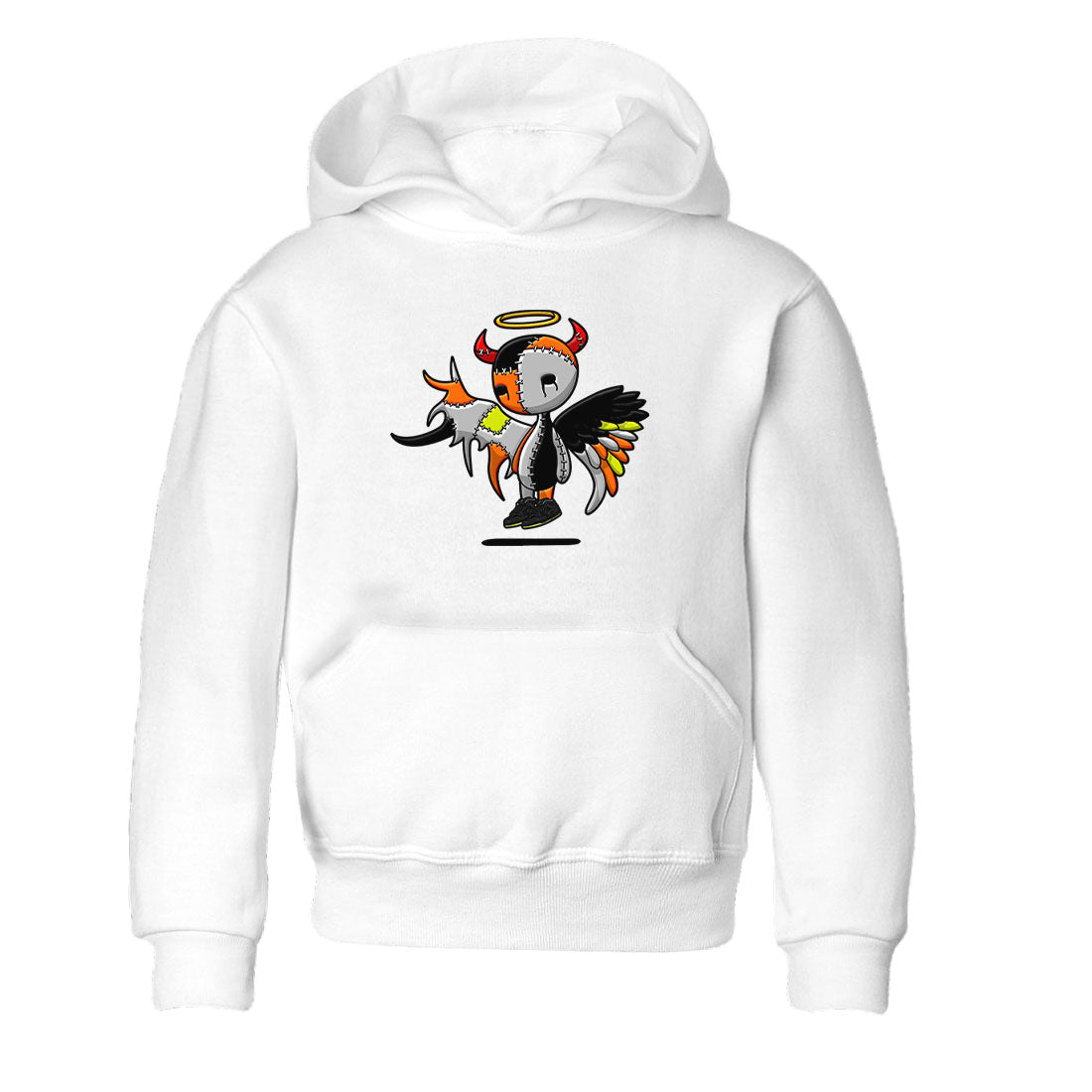 Nike Dunk Mid Premium shirt to match jordans Devil Angel sneaker tees Nike Dunk Mid Halloween SNRT Sneaker Tees Sneaker Matching Clothing Brand Baby Toddler White 2 T-Shirt