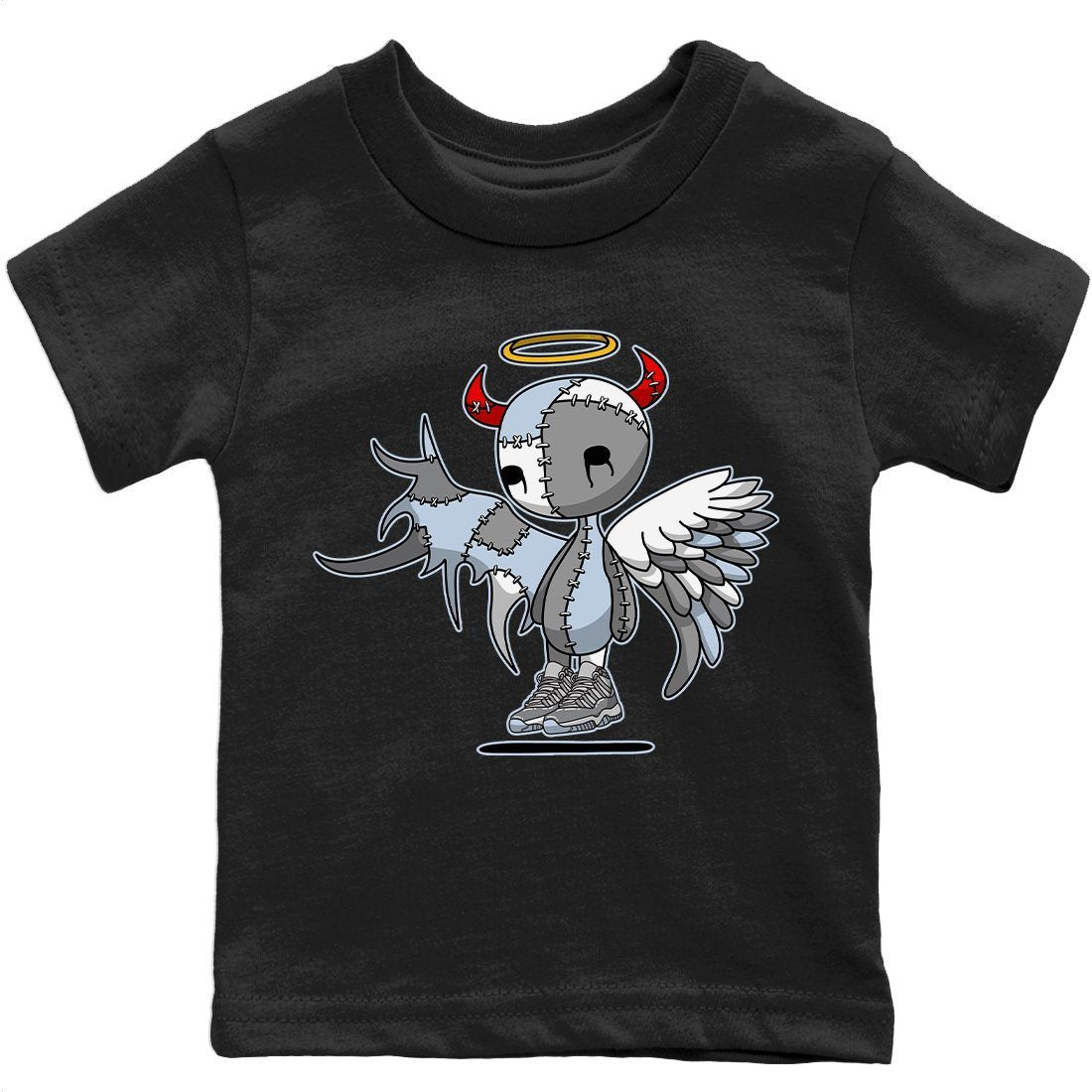Jordan 11 Cool Grey Sneaker Match Tees Devil Angel Sneaker Tees Jordan 11 Cool Grey Sneaker Release Tees Kids Shirts