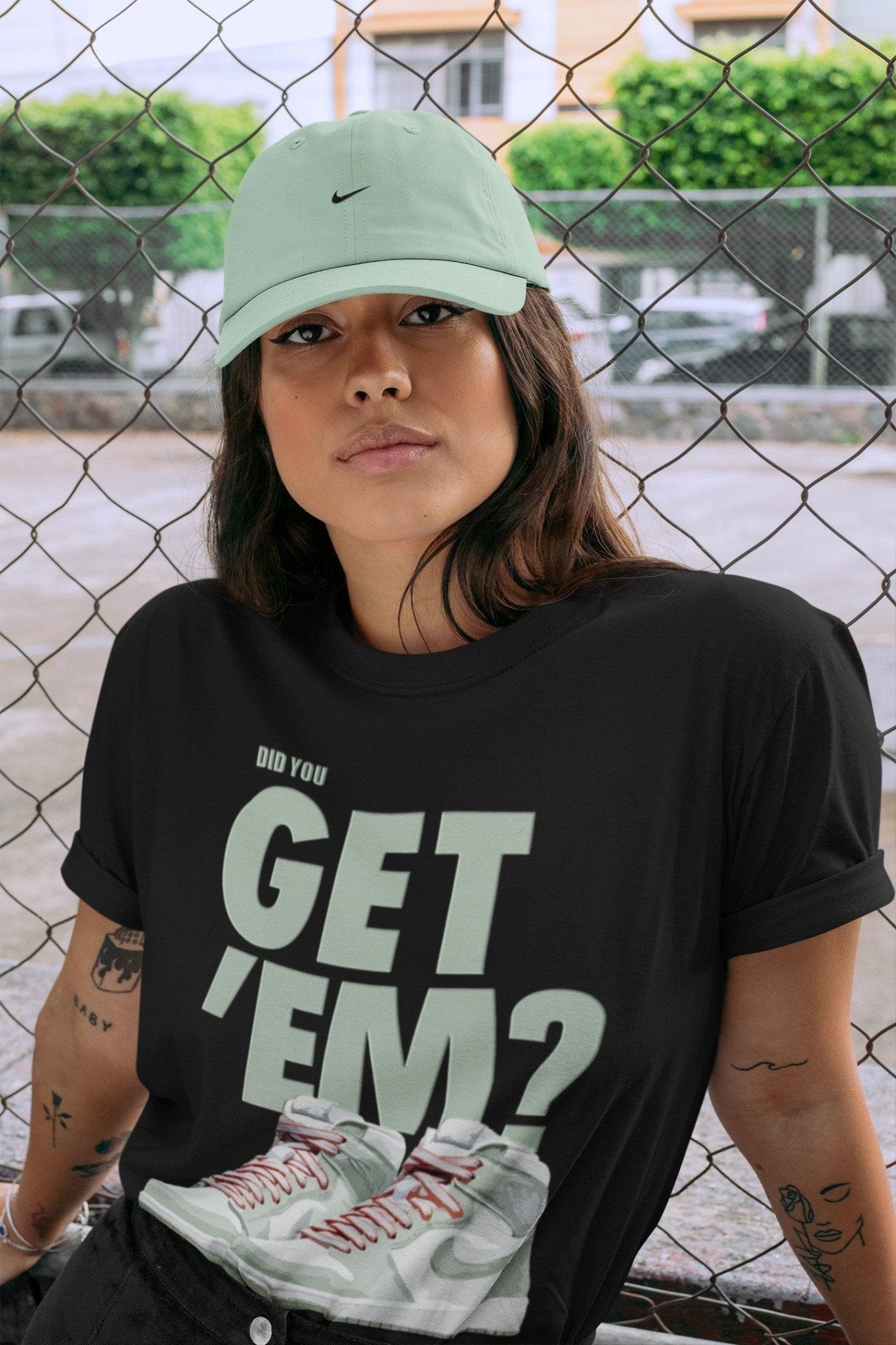 Jordan 1 Seafoam Sneaker Match Tees Did You Get Em SNRT Sneaker Tees Jordan 1 Seafoam SNRT Sneaker Release Tees Unisex Shirts
