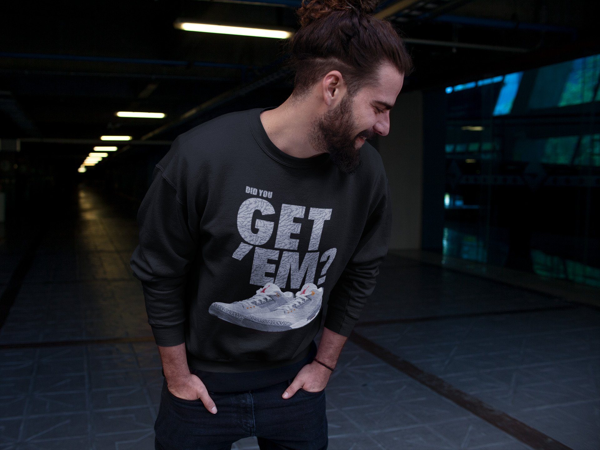 Jordan 3 Cool Grey Sneaker Match Tees Did You Get Em SNRT Sneaker Tees Jordan 3 Cool Grey SNRT Sneaker Release Tees Unisex Shirts