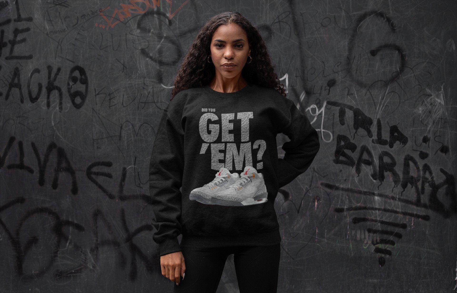 Jordan 3 Cool Grey Sneaker Match Tees Did You Get Em SNRT Sneaker Tees Jordan 3 Cool Grey SNRT Sneaker Release Tees Unisex Shirts