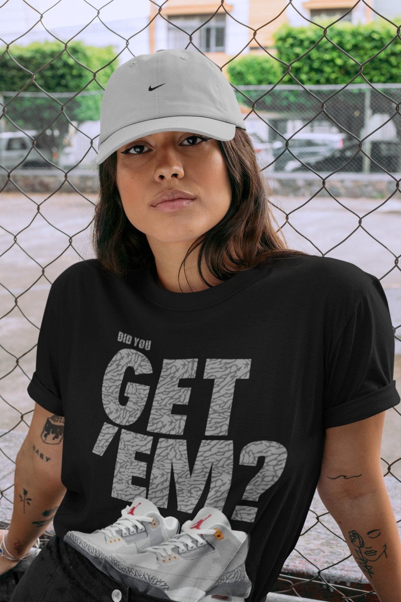 Jordan 3 Cool Grey Sneaker Match Tees Did You Get Em SNRT Sneaker Tees Jordan 3 Cool Grey SNRT Sneaker Release Tees Unisex Shirts