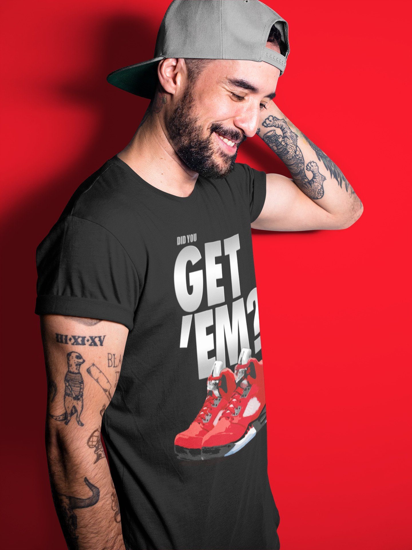Jordan 5 Retro Raging Bull Sneaker Match Tees Did You Get Em SNRT Sneaker Tees Jordan 5 Retro Raging Bull SNRT Sneaker Release Tees Unisex Shirts