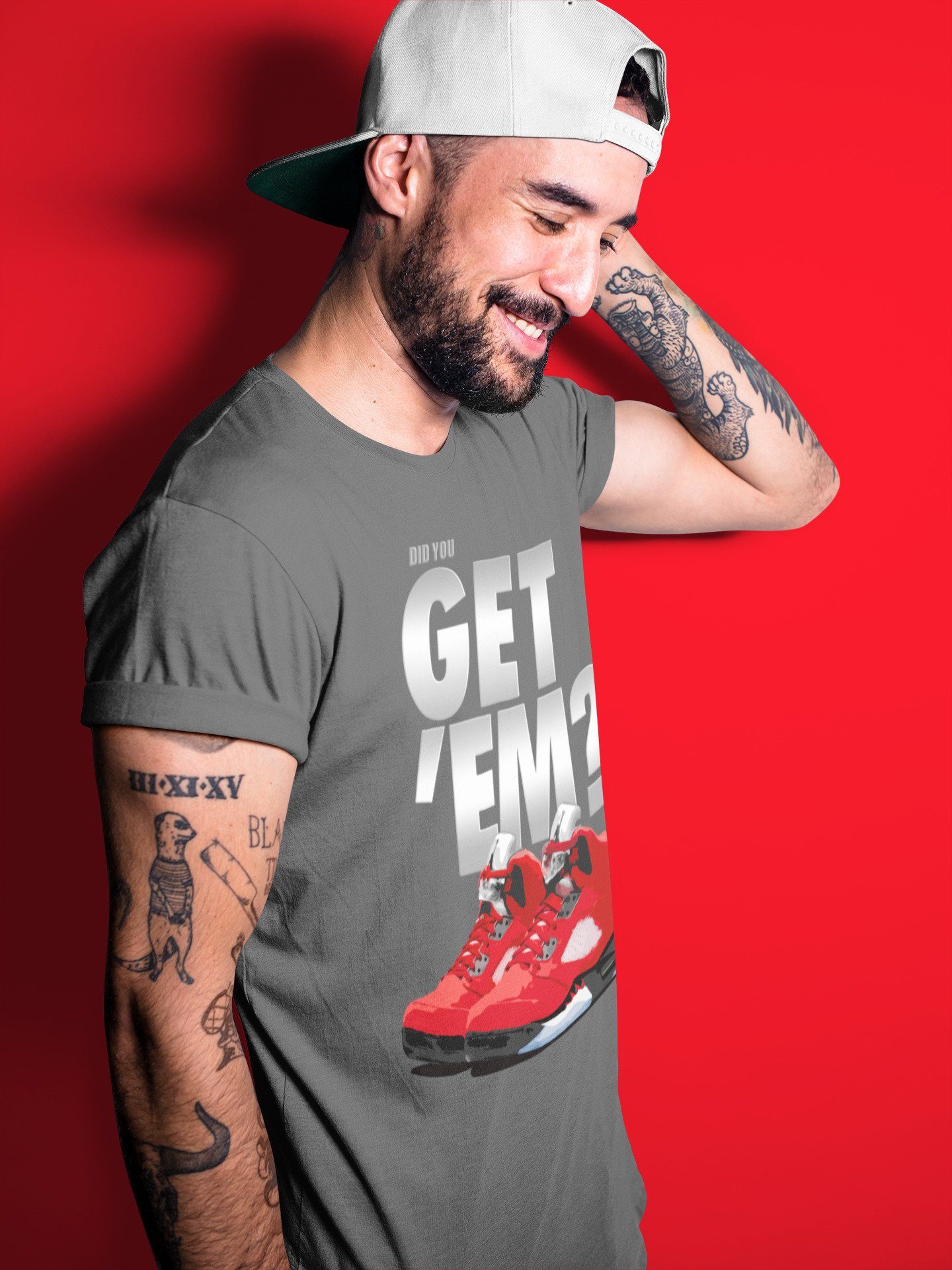 Jordan 5 Retro Raging Bull Sneaker Match Tees Did You Get Em SNRT Sneaker Tees Jordan 5 Retro Raging Bull SNRT Sneaker Release Tees Unisex Shirts