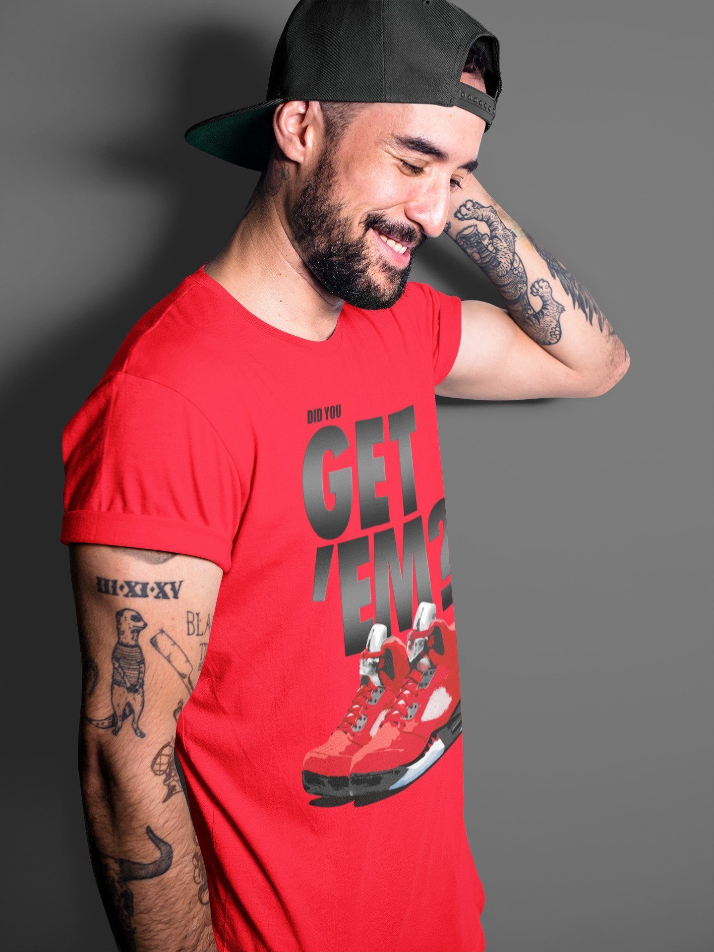 Jordan 5 Retro Raging Bull Sneaker Match Tees Did You Get Em SNRT Sneaker Tees Jordan 5 Retro Raging Bull SNRT Sneaker Release Tees Unisex Shirts