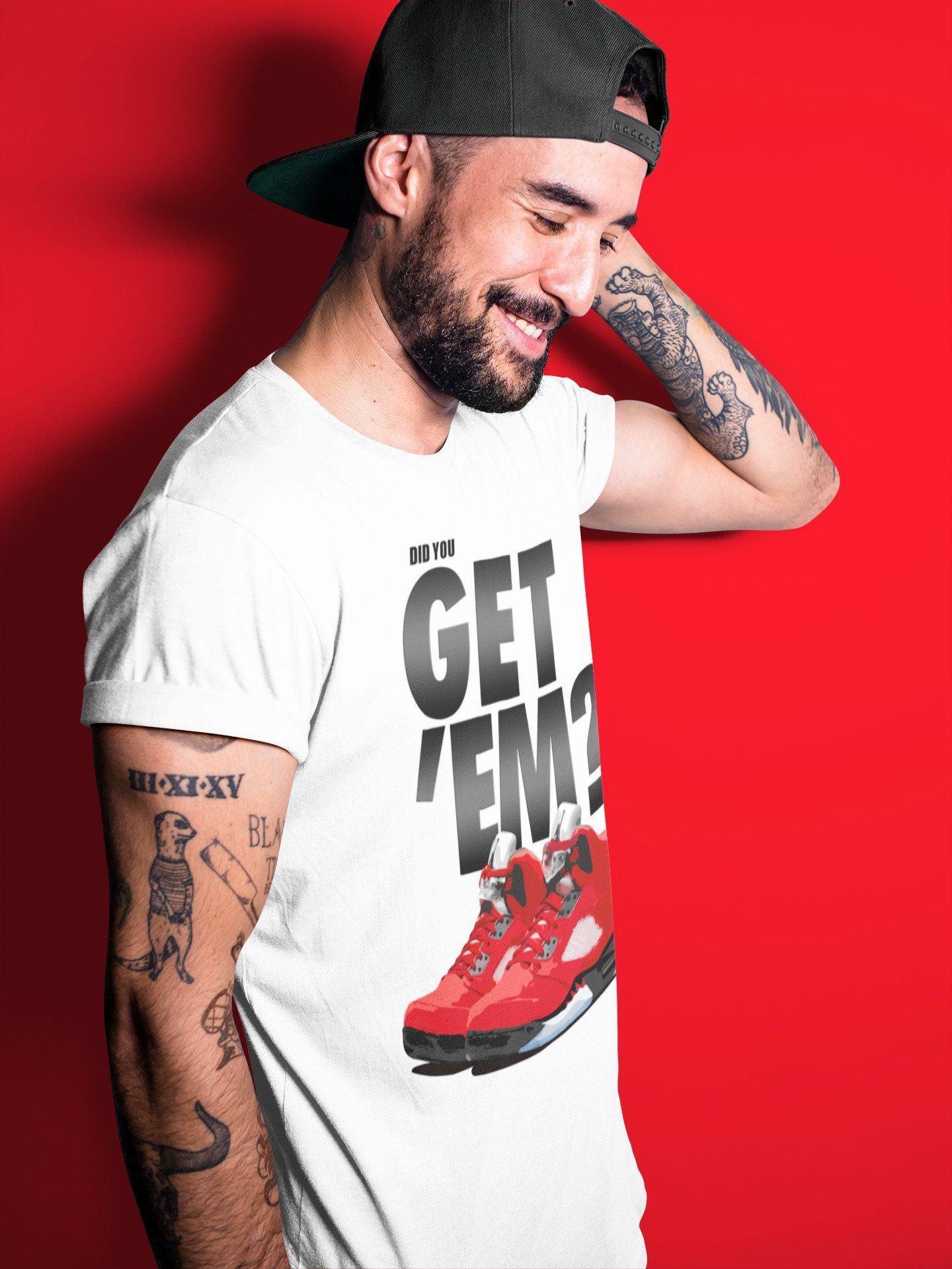 Jordan 5 Retro Raging Bull Sneaker Match Tees Did You Get Em SNRT Sneaker Tees Jordan 5 Retro Raging Bull SNRT Sneaker Release Tees Unisex Shirts