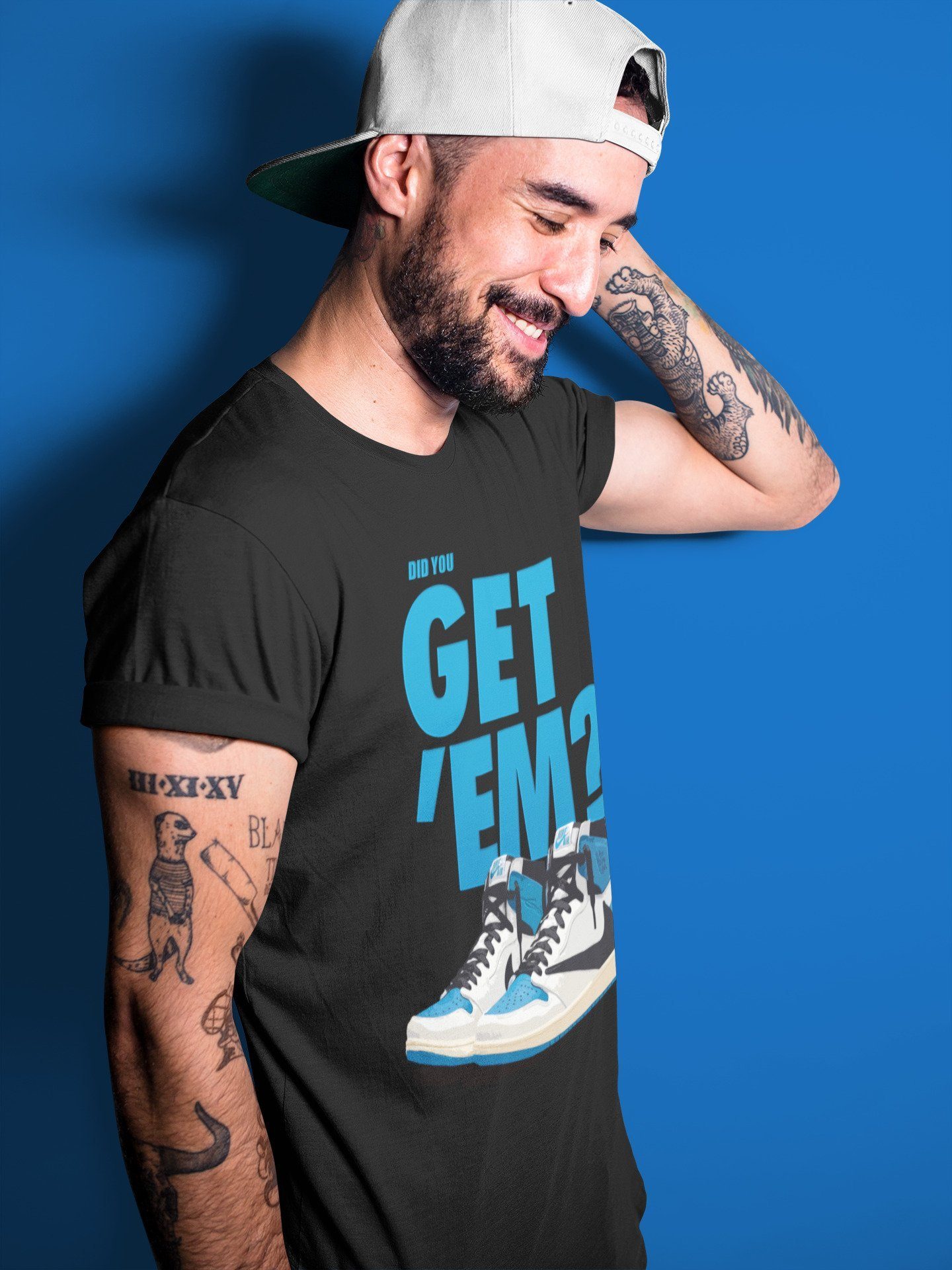 Jordan 1 Travis Scott Fragment Sneaker Match Tees Did You Get Em SNRT Sneaker Tees Jordan 1 Travis Scott Fragment SNRT Sneaker Release Tees Unisex Shirts
