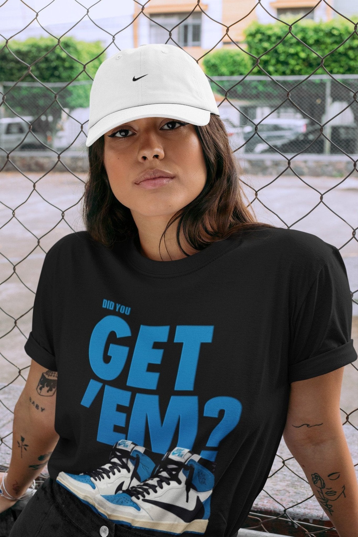 Jordan 1 Travis Scott Fragment Sneaker Match Tees Did You Get Em SNRT Sneaker Tees Jordan 1 Travis Scott Fragment SNRT Sneaker Release Tees Unisex Shirts