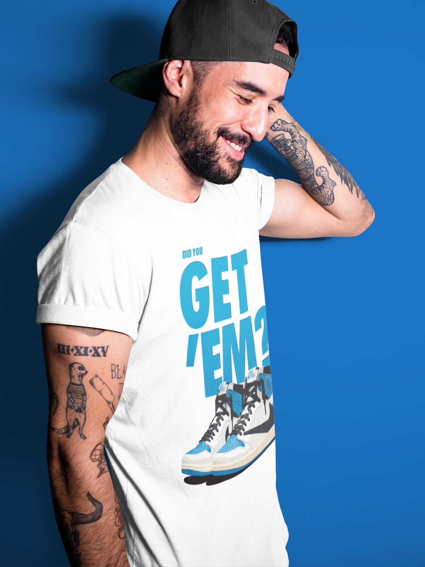 Jordan 1 Travis Scott Fragment Sneaker Match Tees Did You Get Em SNRT Sneaker Tees Jordan 1 Travis Scott Fragment SNRT Sneaker Release Tees Unisex Shirts
