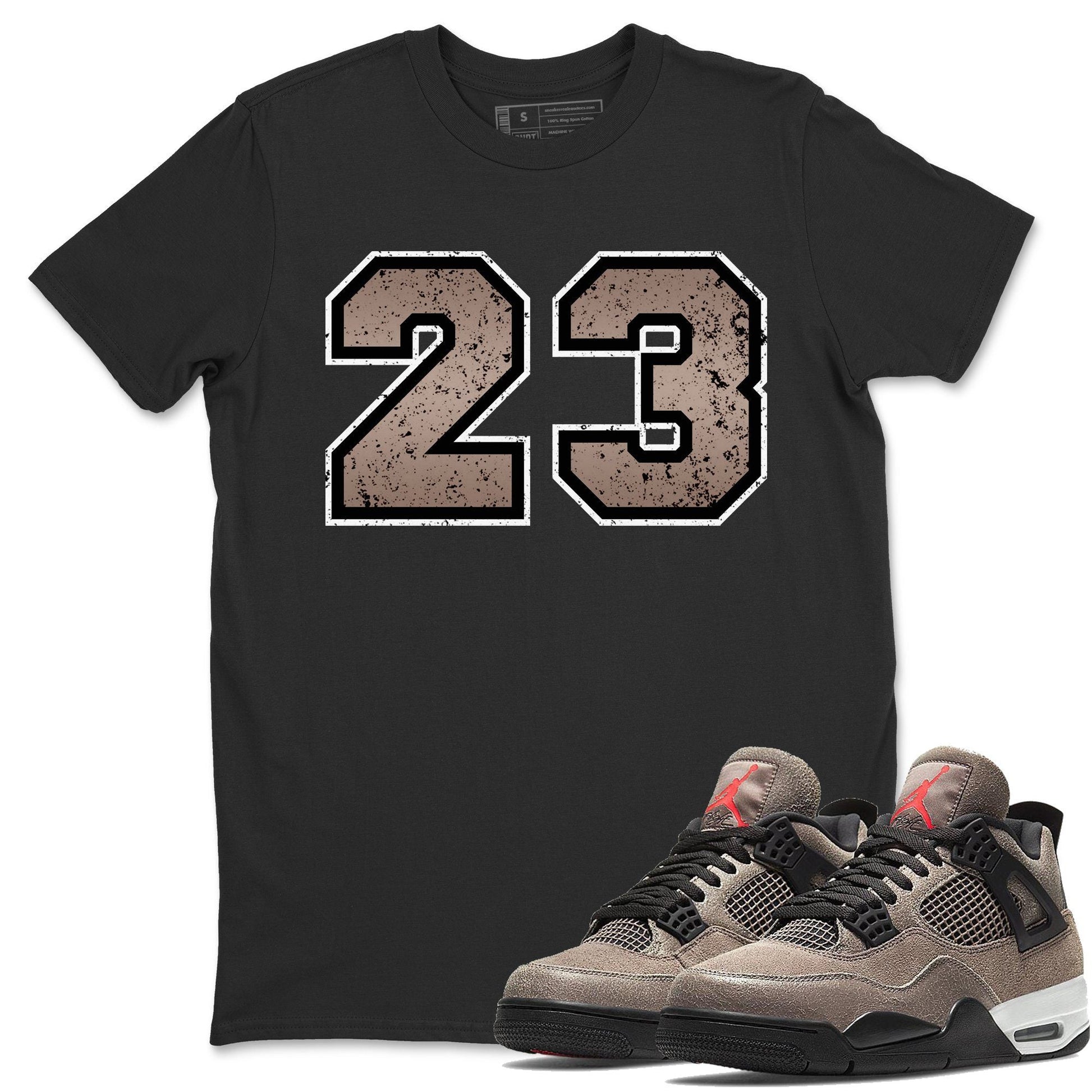 Jordan 4 Taupe Haze Sneaker Match Tees Distressed 23 Sneaker Tees Jordan 4 Taupe Haze Sneaker Release Tees Unisex Shirts