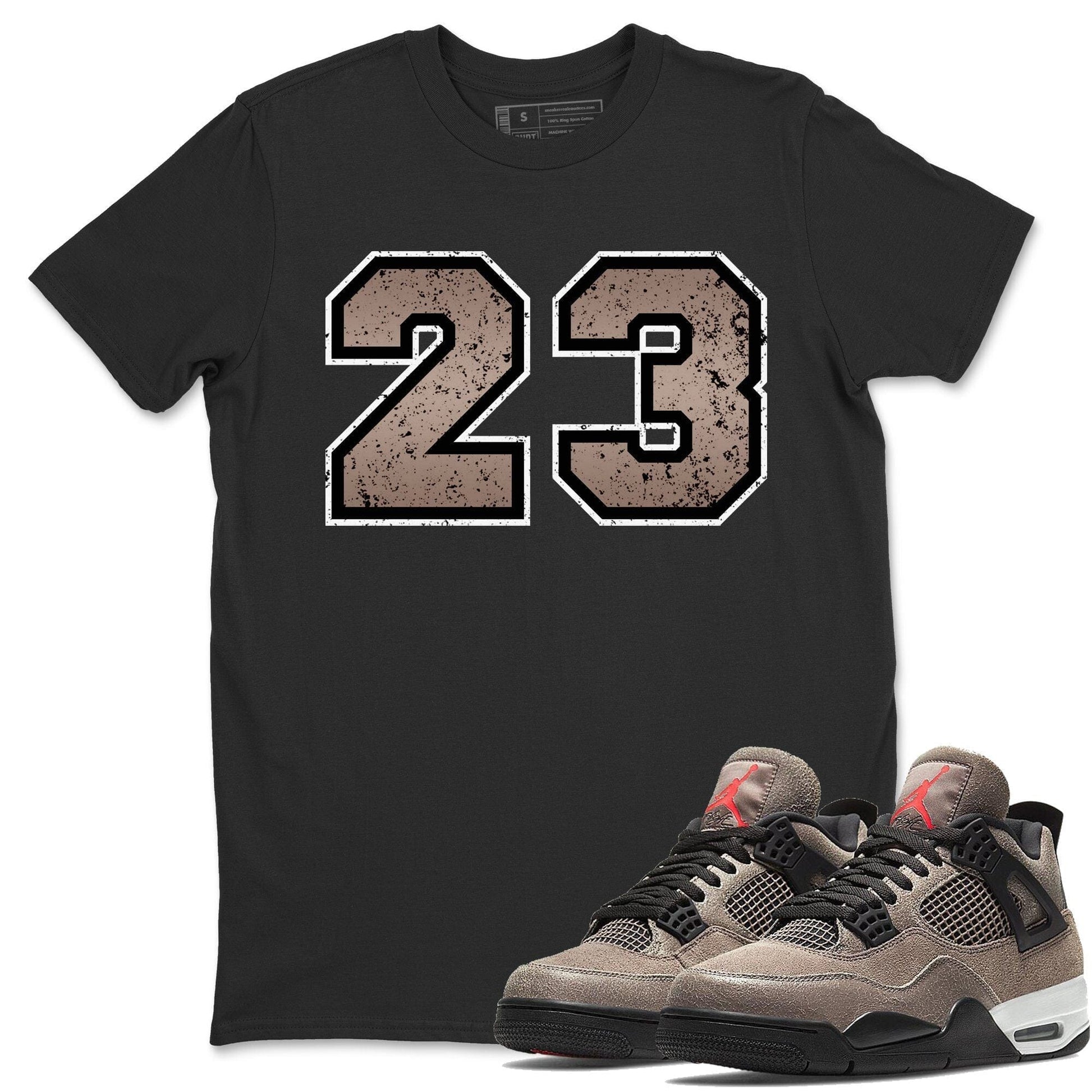 Jordan 4 Taupe Haze Sneaker Match Tees Distressed 23 Sneaker Tees Jordan 4 Taupe Haze Sneaker Release Tees Unisex Shirts