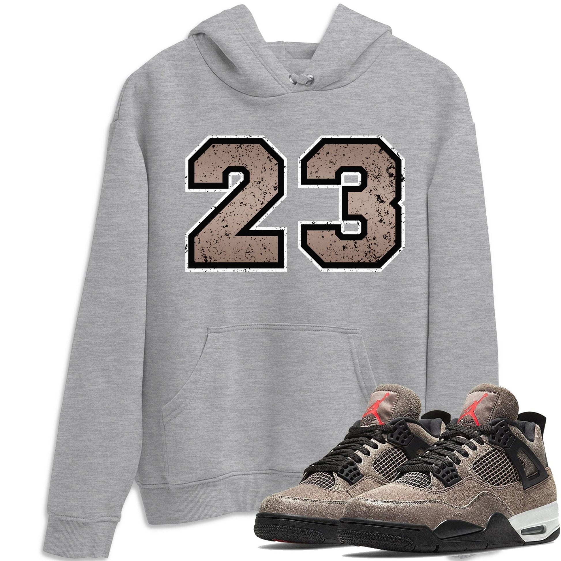 Jordan 4 Taupe Haze Sneaker Match Tees Distressed 23 Sneaker Tees Jordan 4 Taupe Haze Sneaker Release Tees Unisex Shirts