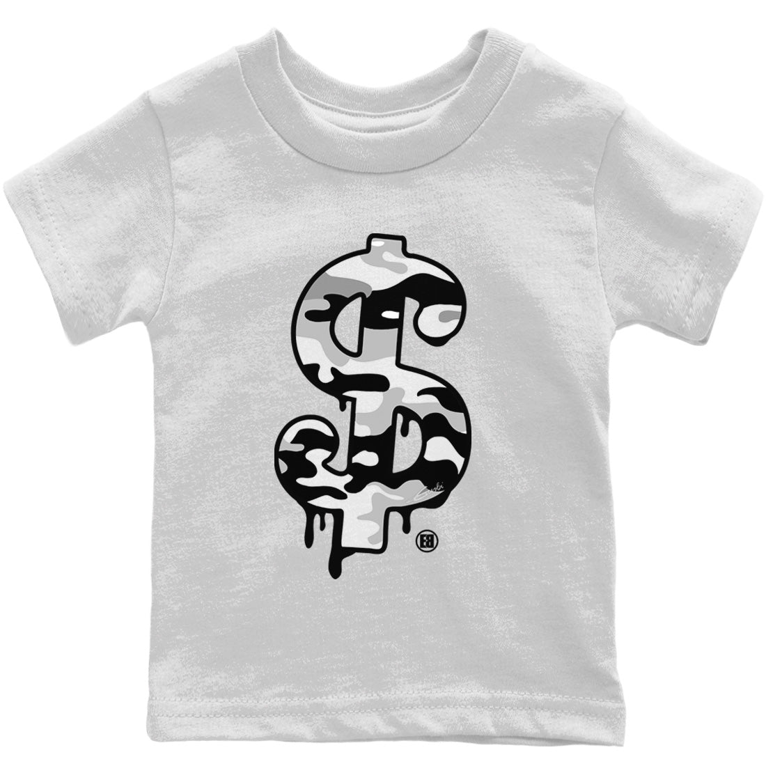 Jordan 4 Military Black Sneaker Match Tees Dollar Camo Sneaker Tees Jordan 4 Military Black Sneaker Release Tees Kids Shirts