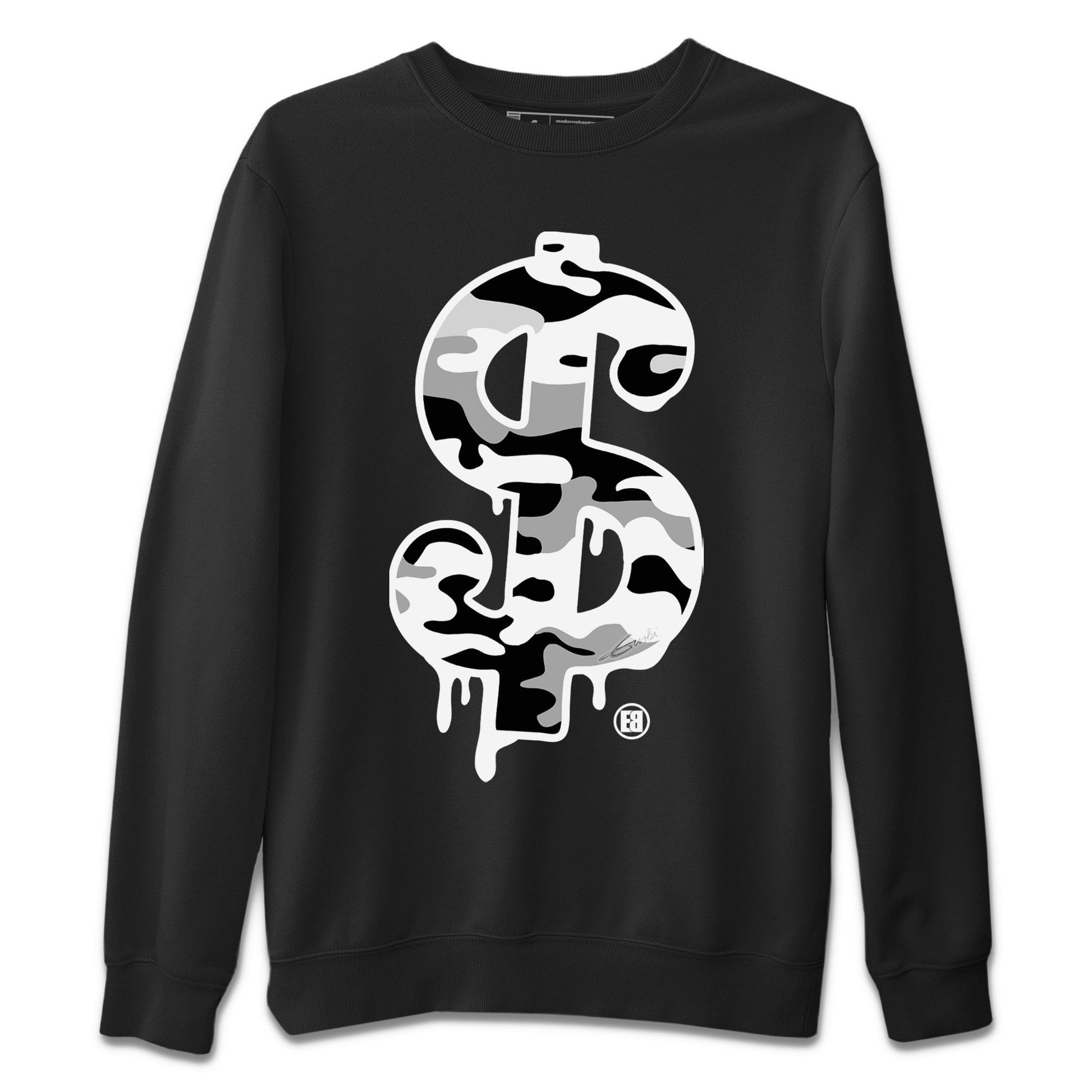 Jordan 4 Military Black Sneaker Match Tees Dollar Camo Sneaker Tees Jordan 4 Military Black Sneaker Release Tees Unisex Shirts