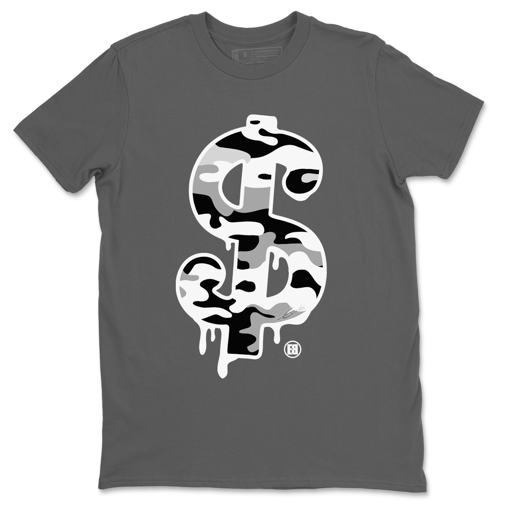 Jordan 4 Military Black Sneaker Match Tees Dollar Camo Sneaker Tees Jordan 4 Military Black Sneaker Release Tees Unisex Shirts