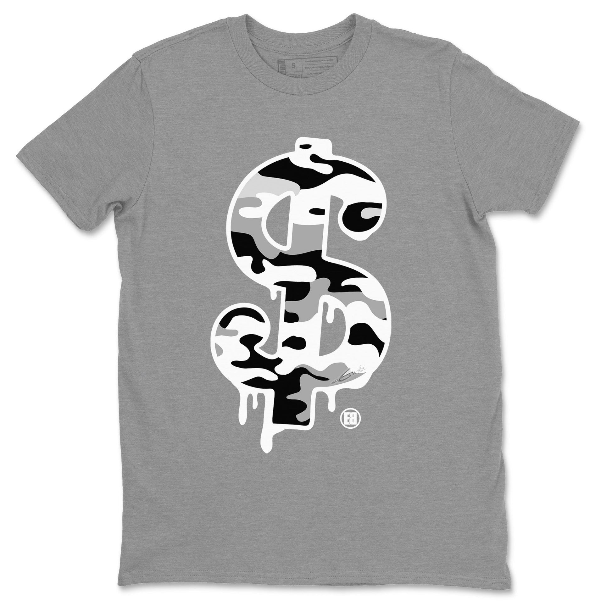 Jordan 4 Military Black Sneaker Match Tees Dollar Camo Sneaker Tees Jordan 4 Military Black Sneaker Release Tees Unisex Shirts