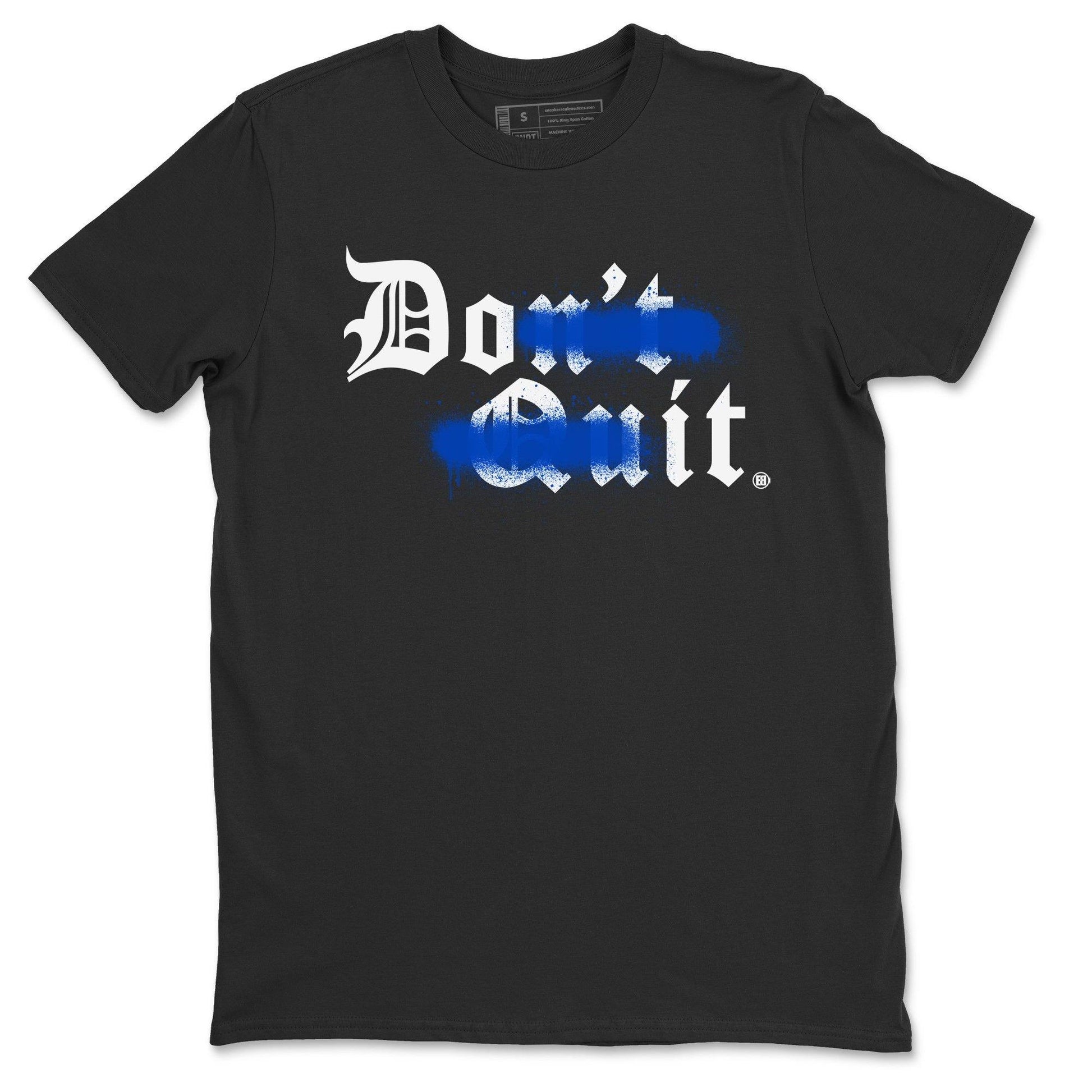 Jordan 3 Racer Blue Sneaker Match Tees Don't Quit Do It Sneaker Tees Jordan 3 Racer Blue Sneaker Release Tees Unisex Shirts
