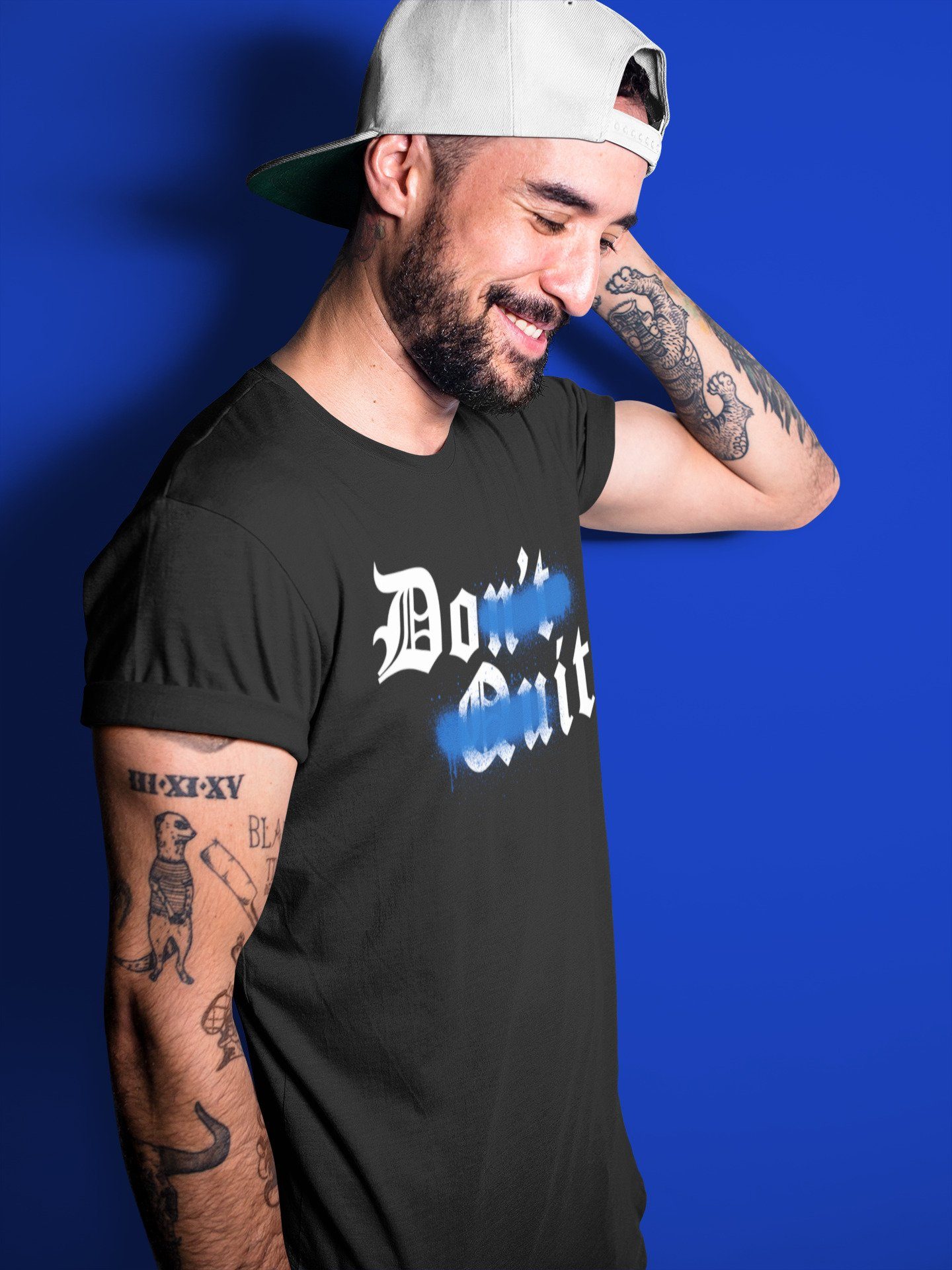 Jordan 3 Racer Blue Sneaker Match Tees Don't Quit Do It Sneaker Tees Jordan 3 Racer Blue Sneaker Release Tees Unisex Shirts