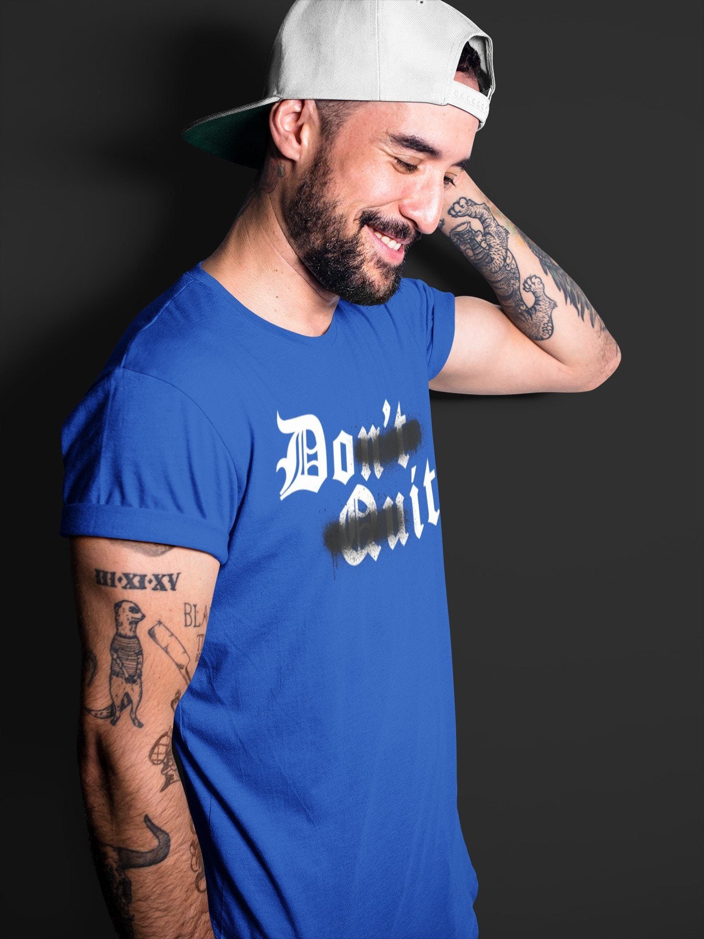 Jordan 3 Racer Blue Sneaker Match Tees Don't Quit Do It Sneaker Tees Jordan 3 Racer Blue Sneaker Release Tees Unisex Shirts