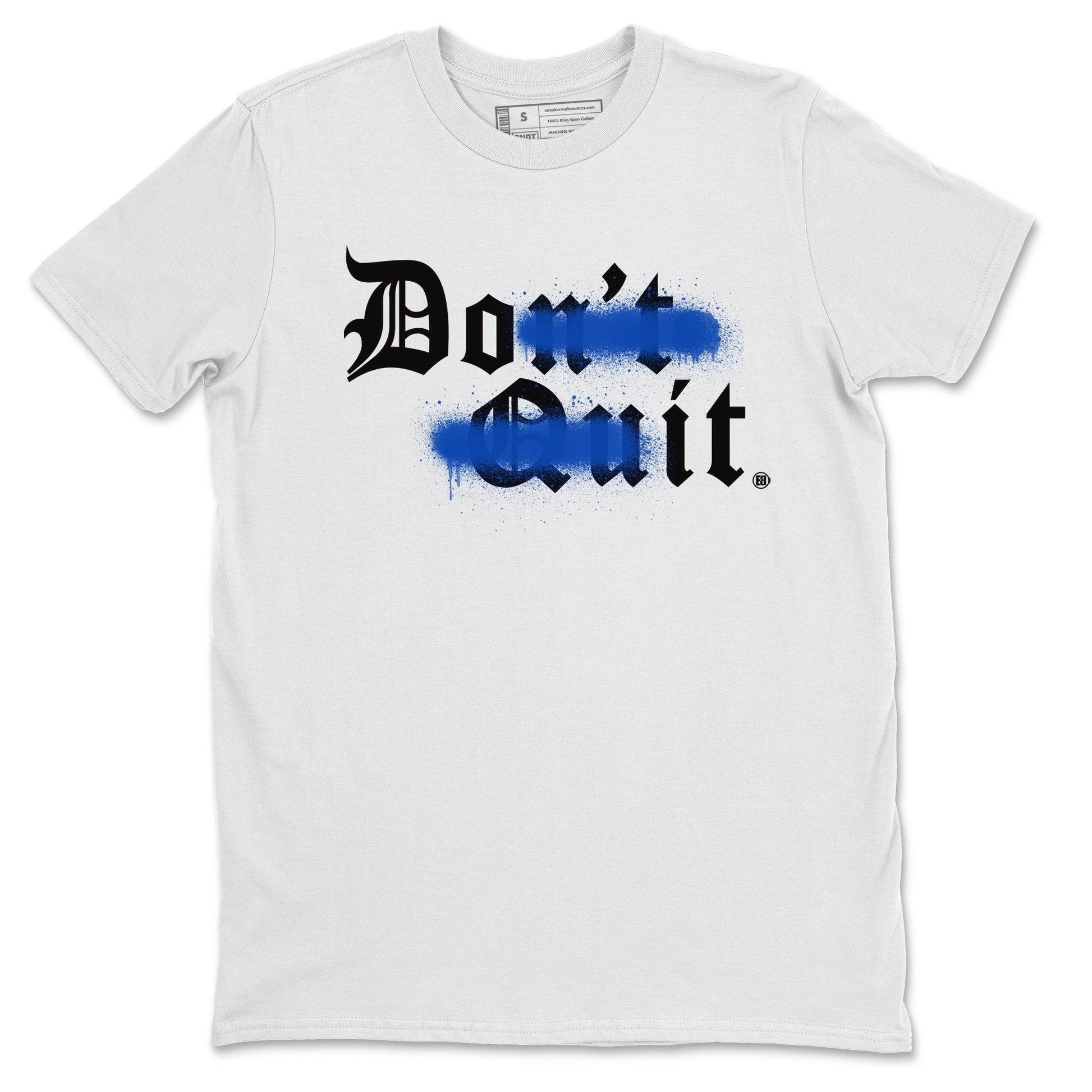 Jordan 3 Racer Blue Sneaker Match Tees Don't Quit Do It Sneaker Tees Jordan 3 Racer Blue Sneaker Release Tees Unisex Shirts