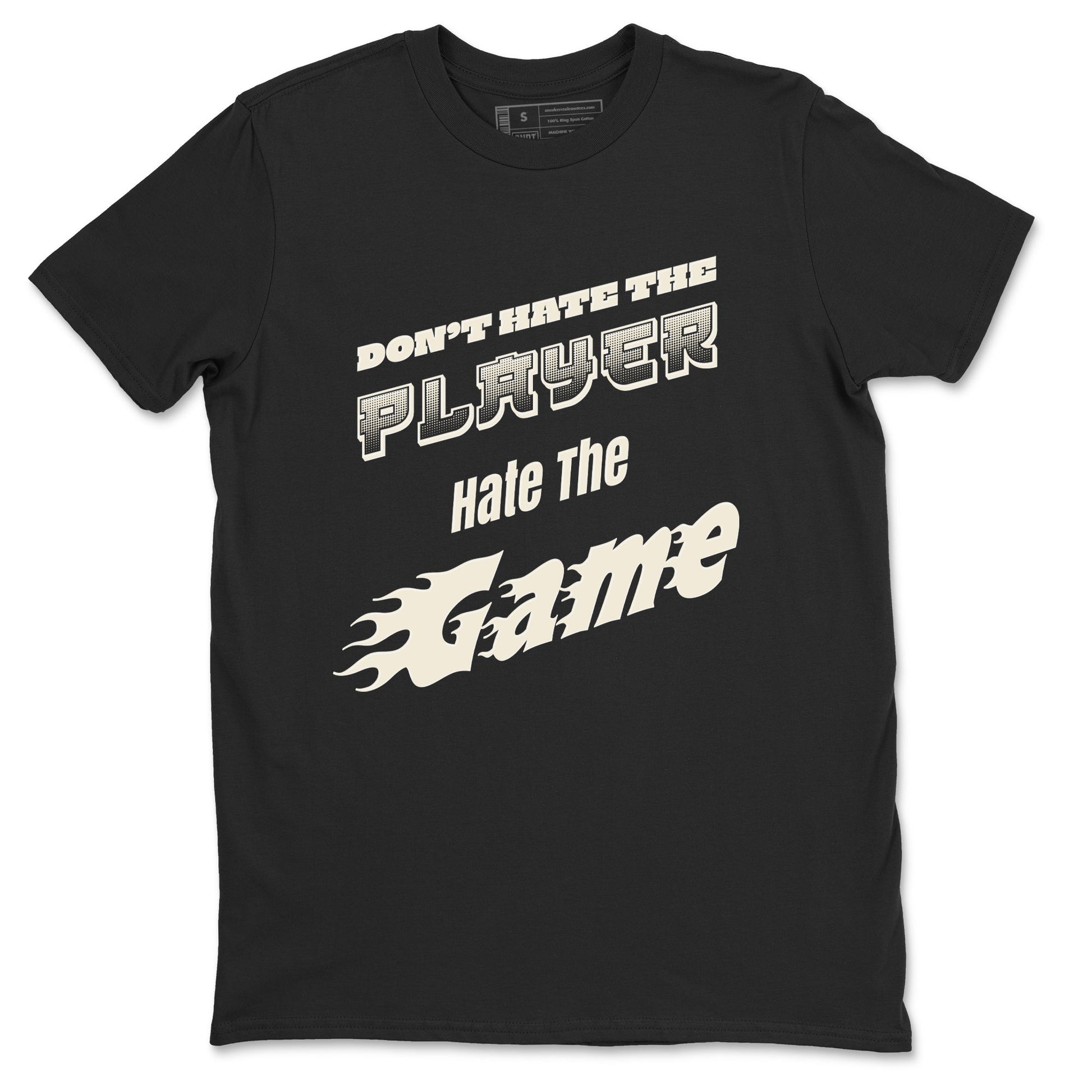 Dunk Cacao Wow shirt to match jordans Don't Hate The Player sneaker tees Dunk Cacao Wow SNRT Sneaker Release Tees Unisex Black 2 T-Shirt