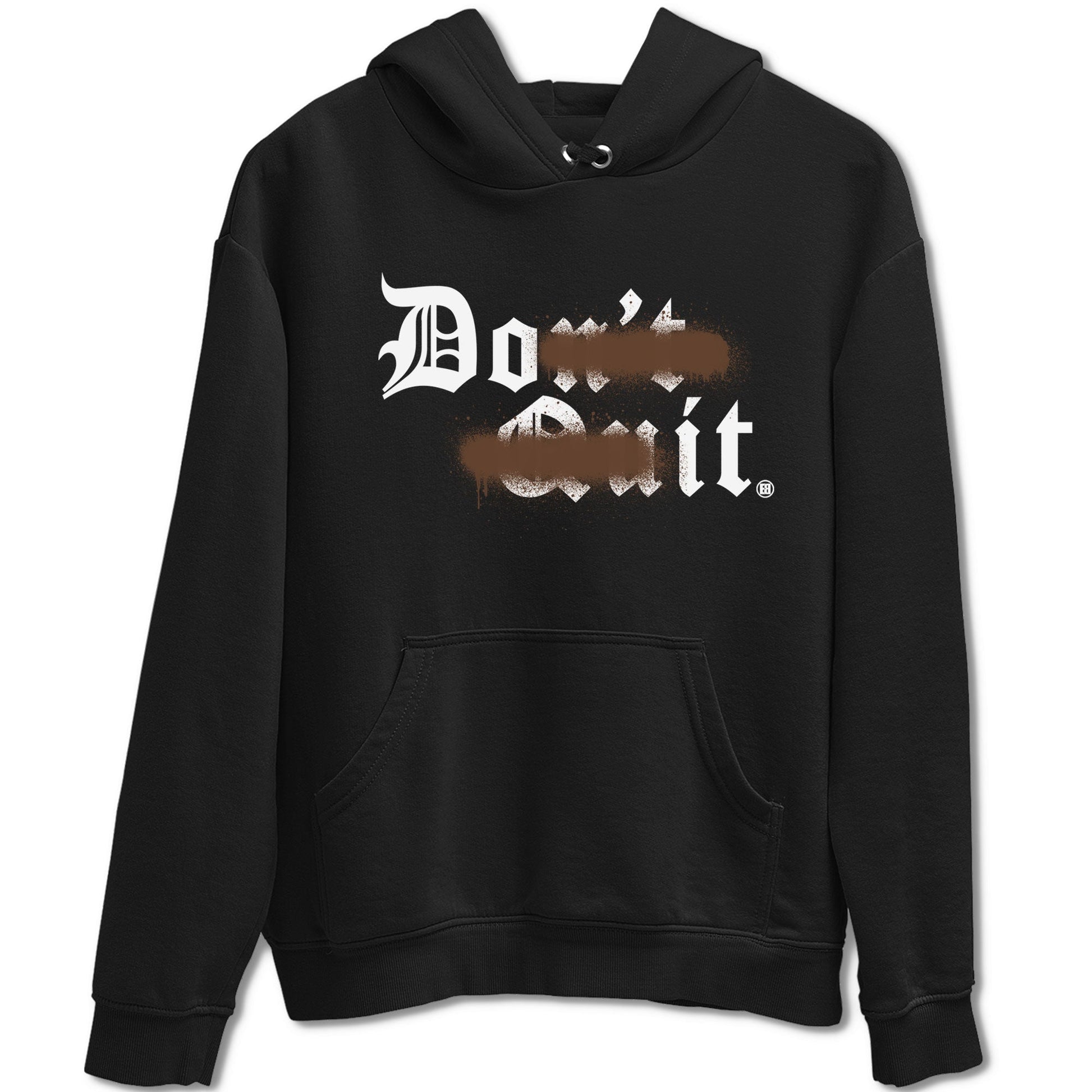 AF1 Chocolate shirt to match jordans Don't Quit Do It sneaker tees Air Force 1 Chocolate SNRT Sneaker Release Tees Cotton Sneaker Tee Black 2 T-Shirt