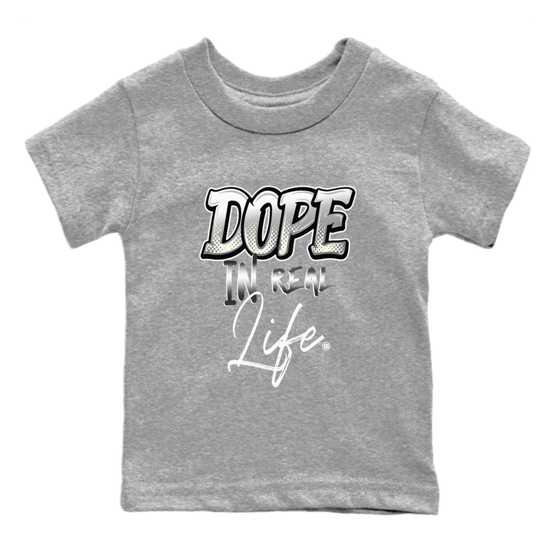 AJ4 Frozen Moments shirt to match jordans Dope In Real Life sneaker tees Crew Neck AJ4 Frozen Moments SNRT Sneaker Release Tees Baby Toddler Heather Grey 2 T-Shirt